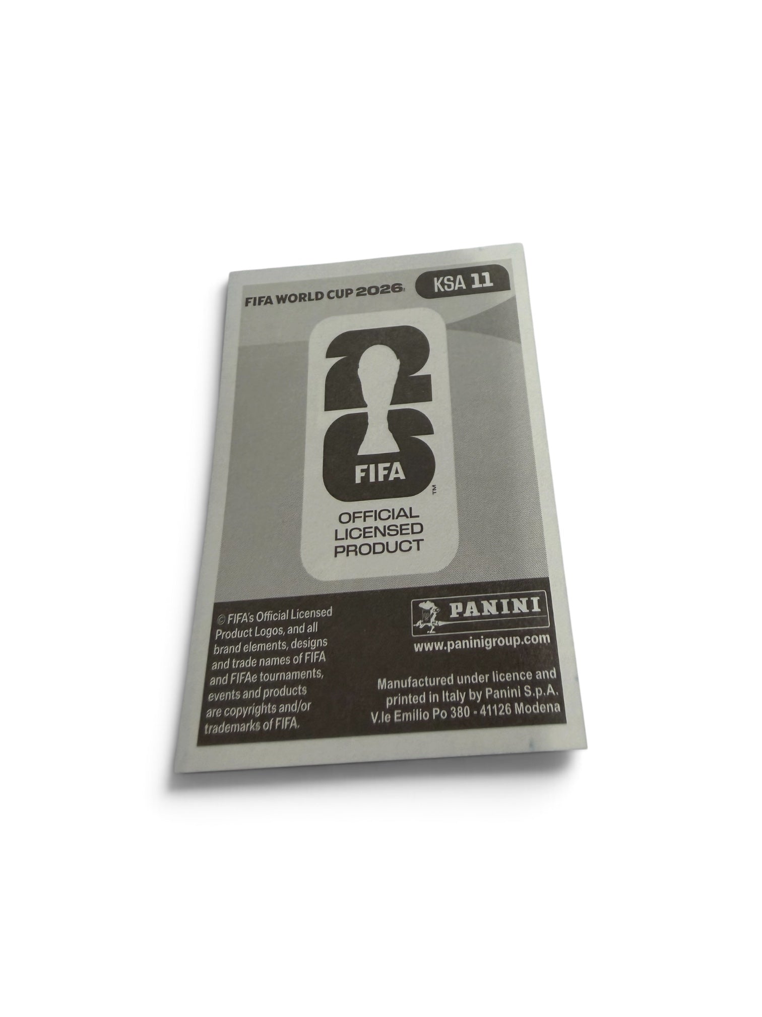 Abdullah Al Khaibari Blue Border #KSA11 | Saudi Arabia | Panini FIFA World Cup 2026 Parallel Sticker | Al-Nassr FC