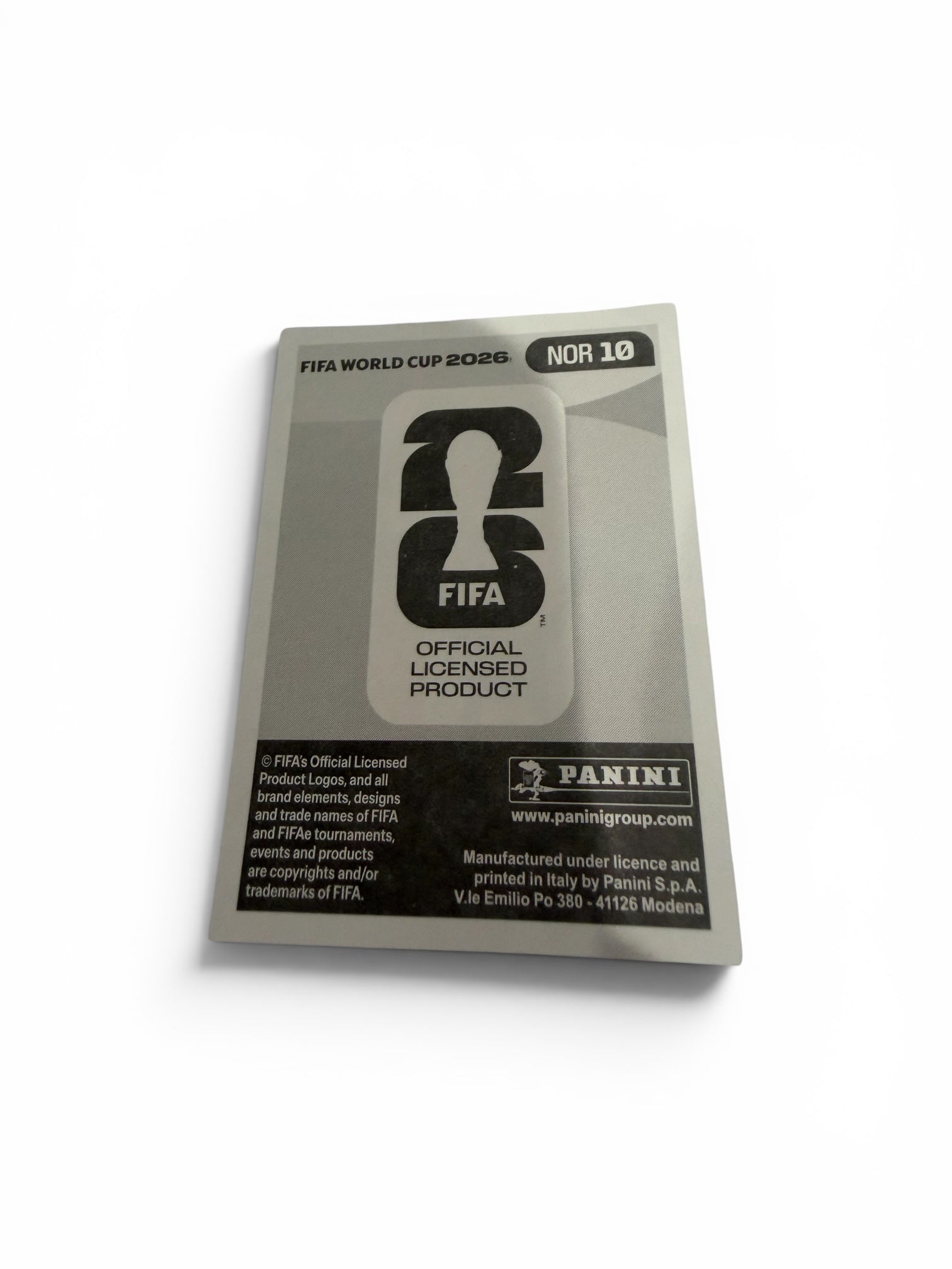 2026 Panini FIFA World Cup Martin Ødegaard Blue Border Parallel NOR 10 Norway Soccer Sticker