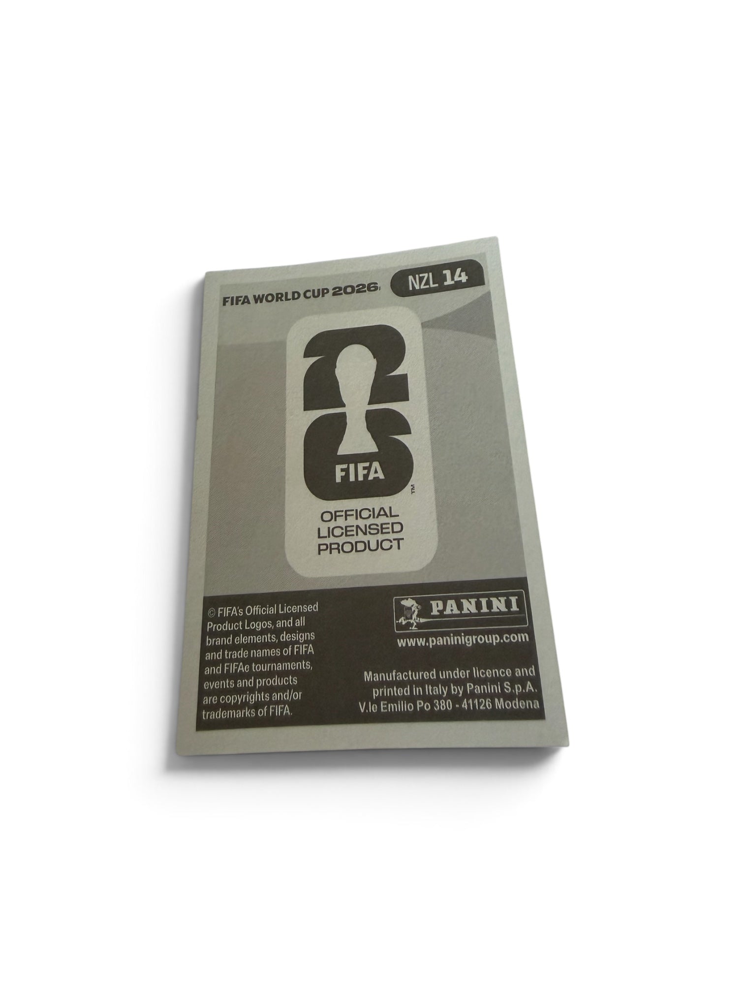 2026 Panini FIFA World Cup Blue Parallel Sticker #NZL14 Matthew Garbett – New Zealand