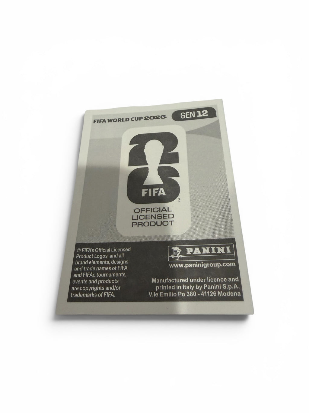 Habib Diarra Blue Border SEN 12 | Senegal | Panini FIFA World Cup 2026 Sticker Parallel