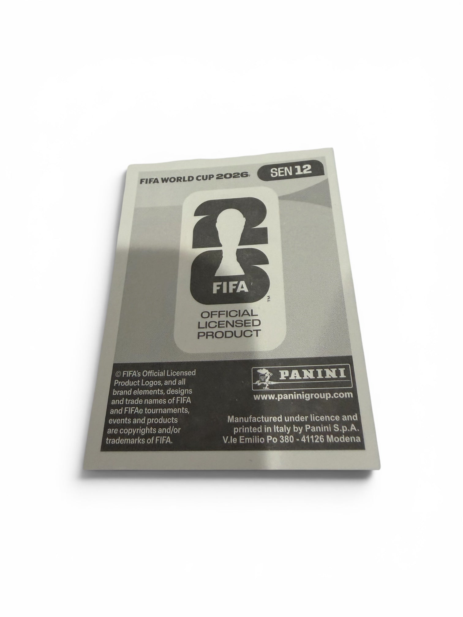 Habib Diarra Blue Border SEN 12 | Senegal | Panini FIFA World Cup 2026 Sticker Parallel