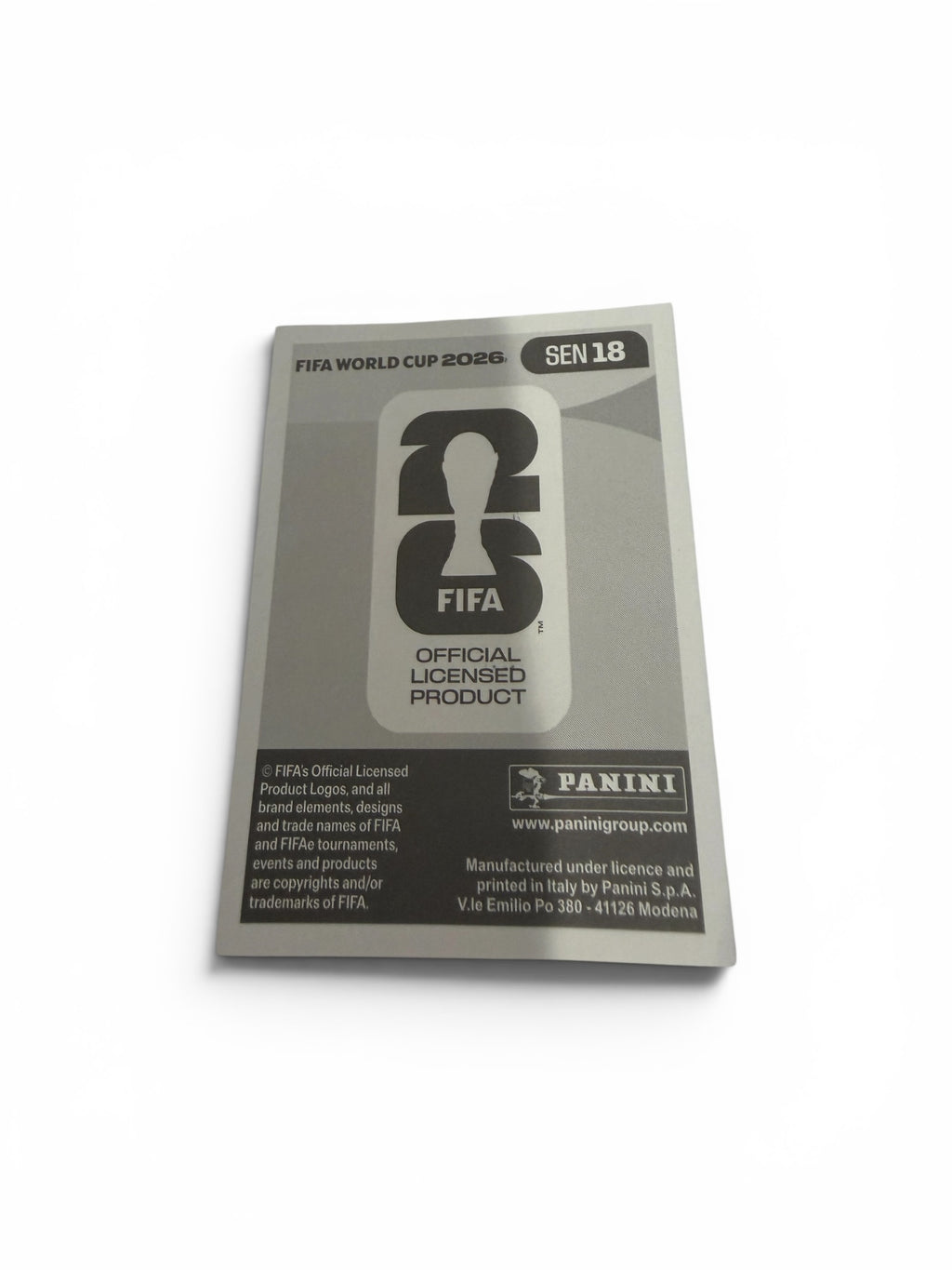 Iliman Ndiaye Blue Border SEN 18 | Senegal | Panini FIFA World Cup 2026 Sticker Parallel