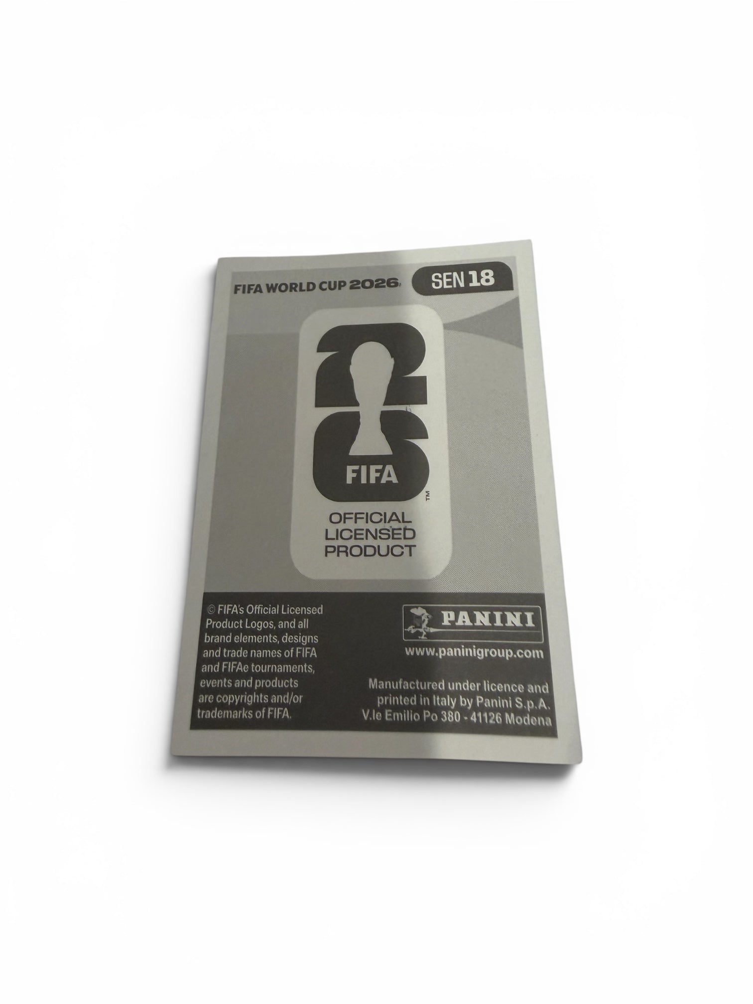 Iliman Ndiaye Blue Border SEN 18 | Senegal | Panini FIFA World Cup 2026 Sticker Parallel