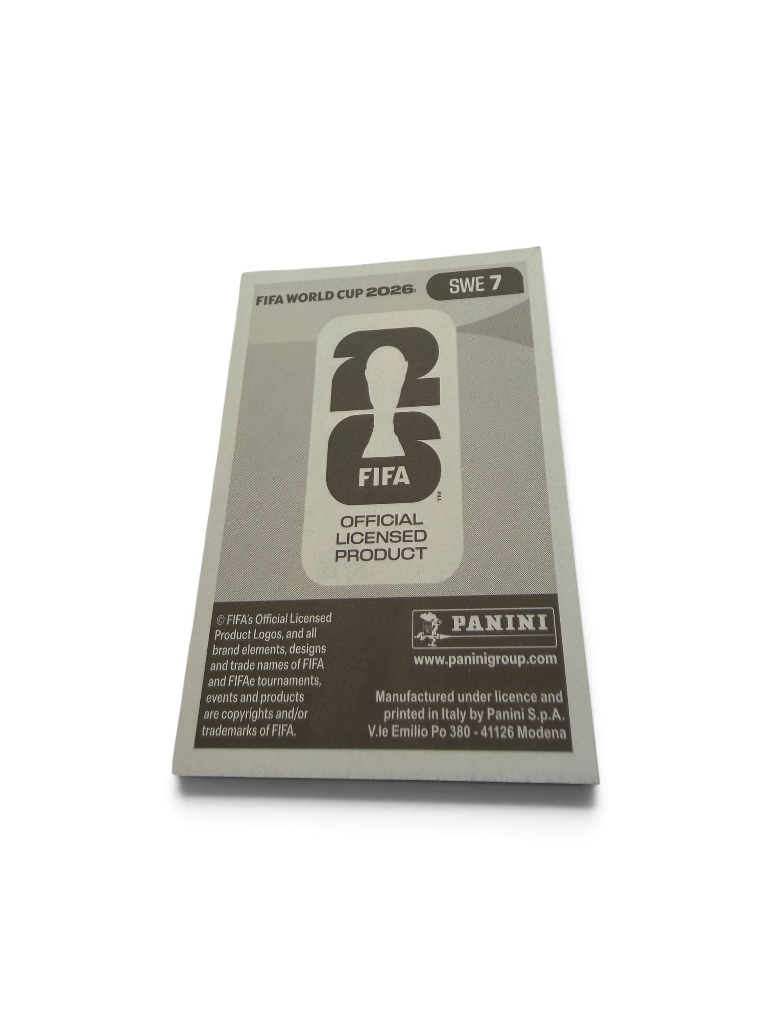 2026 Panini FIFA World Cup Gustaf Lagerbielke Blue Border Sticker SWE7 | Sweden | SC Braga