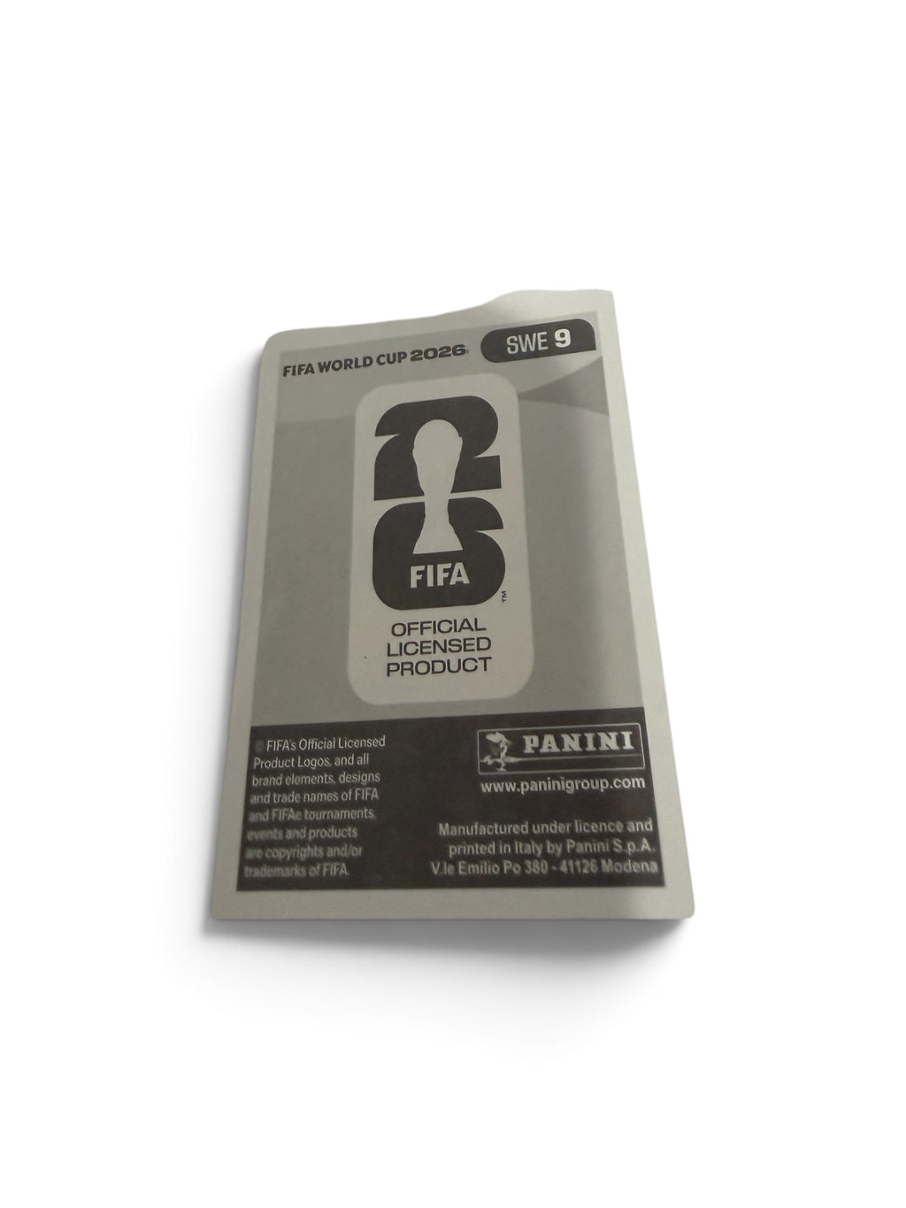 2026 Panini FIFA World Cup Hugo Larsson Blue Border Parallel Sticker SWE9 | Sweden | Eintracht Frankfurt