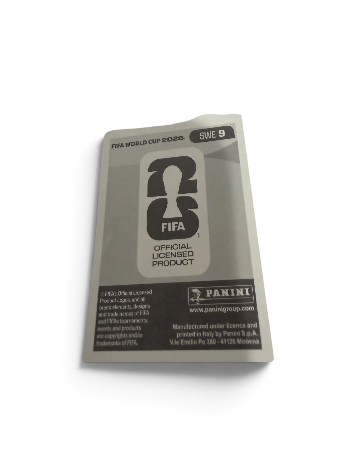 2026 Panini FIFA World Cup Hugo Larsson Blue Border Parallel Sticker SWE9 | Sweden | Eintracht Frankfurt
