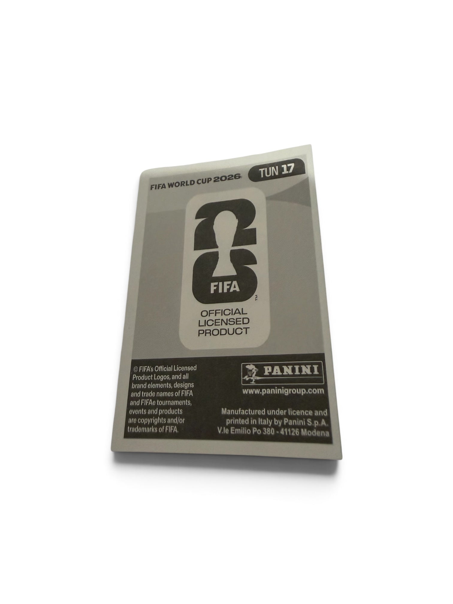 2026 Panini FIFA World Cup Hazem Mastouri Blue Border Parallel TUN17 Tunisia Sticker