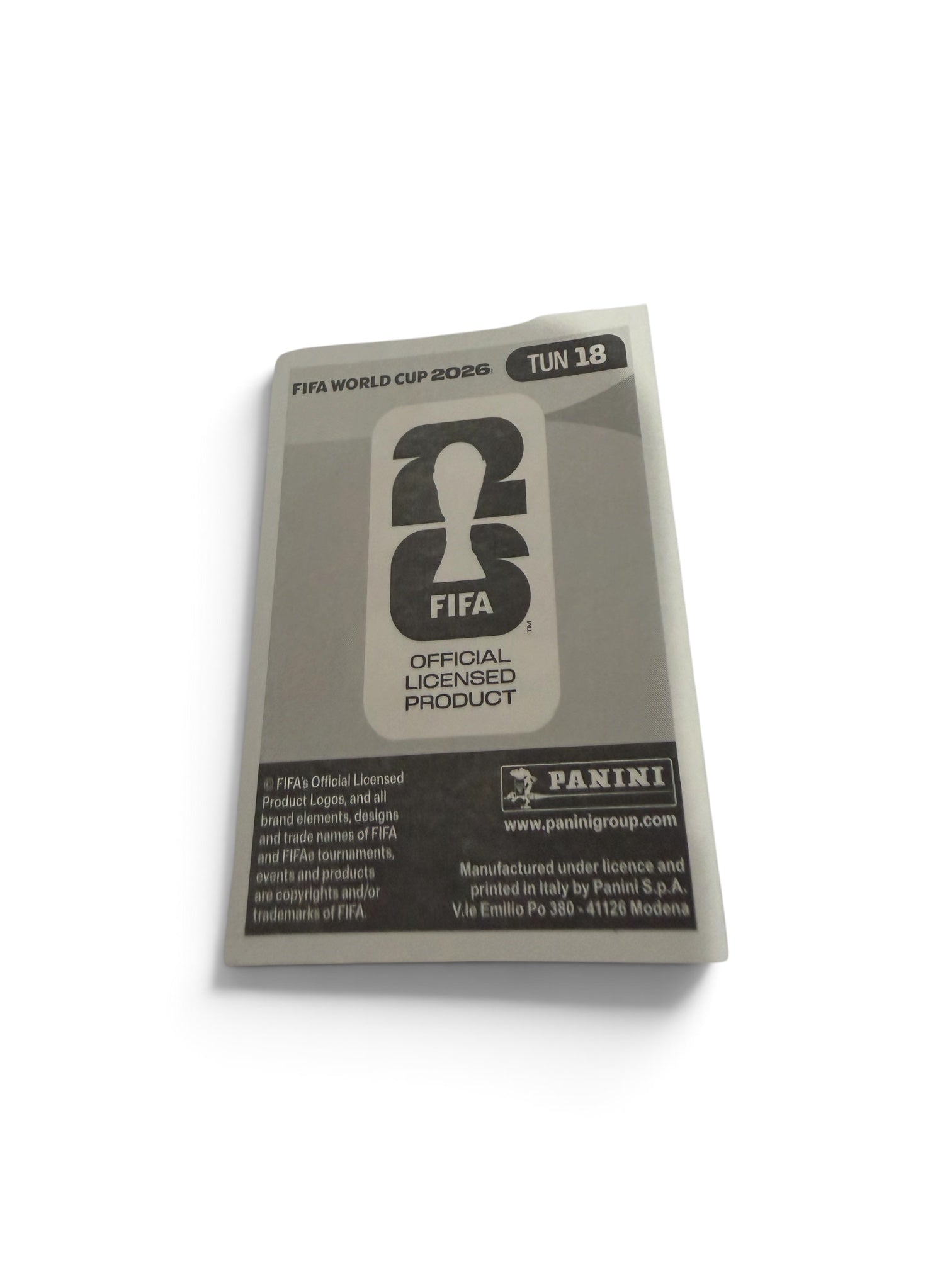 2026 Panini FIFA World Cup Blue Border Parallel TUN18 Ismaël Gharbi Tunisia Official Sticker