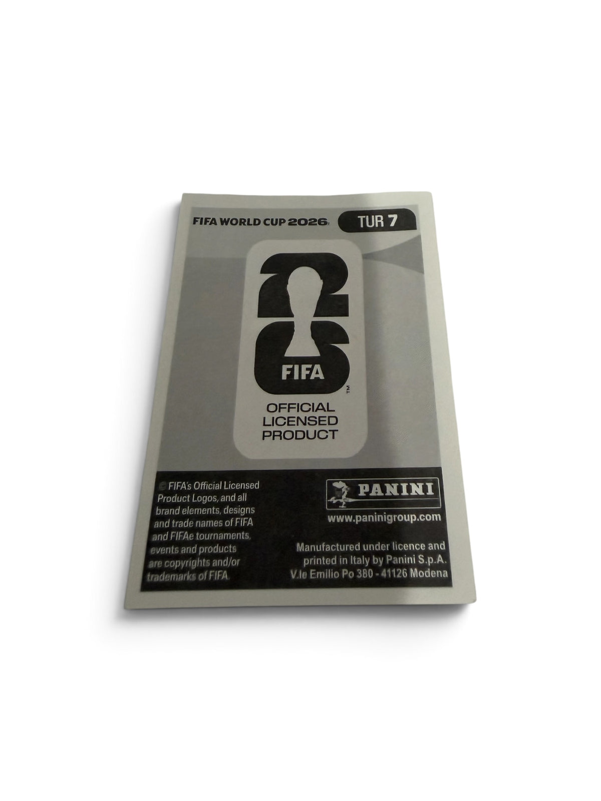 2026 Panini FIFA World Cup Merih Demiral TUR 7 Blue Border Türkiye Soccer Sticker