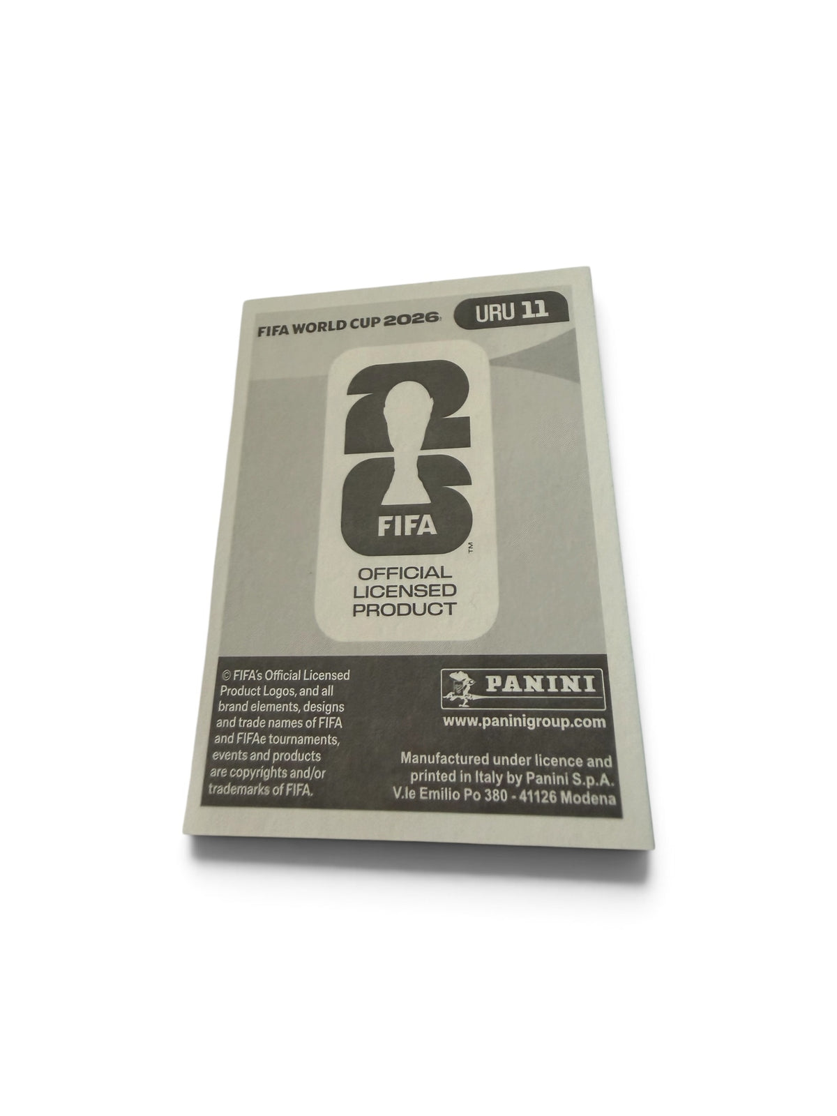 Giorgian De Arrascaeta #URU11 Blue Border Parallel | Uruguay | Panini FIFA World Cup 2026 Sticker | Flamengo