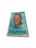 1967 Topps #417 Bob Bruce Atlanta Braves Vintage Baseball Card MLB Pitcher