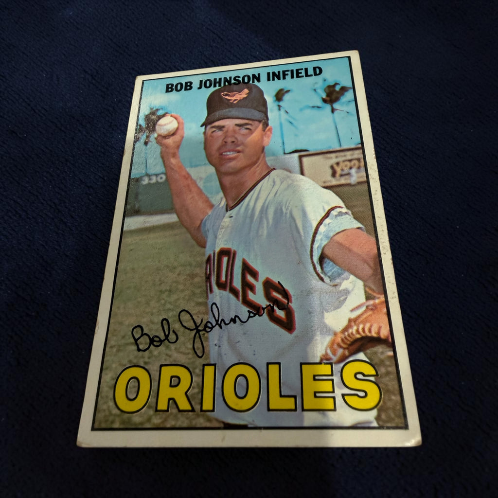 1967 Topps #38 Bob Johnson Baltimore Orioles Vintage Baseball Card MLB Utility Infielder