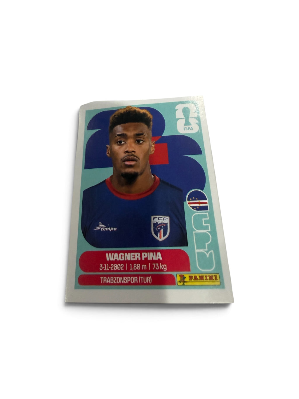 2026 Panini FIFA World Cup Wagner Pina CPV7 Cape Verde Official Sticker