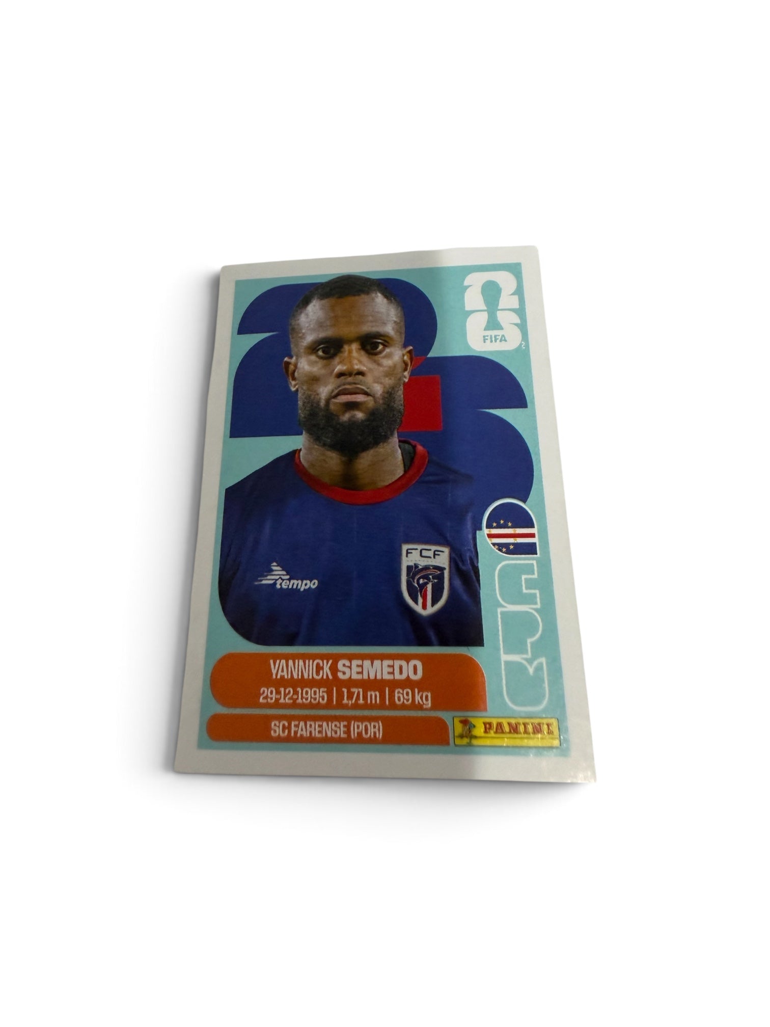 2026 Panini FIFA World Cup Yannick Semedo CPV9 Cape Verde Official Sticker