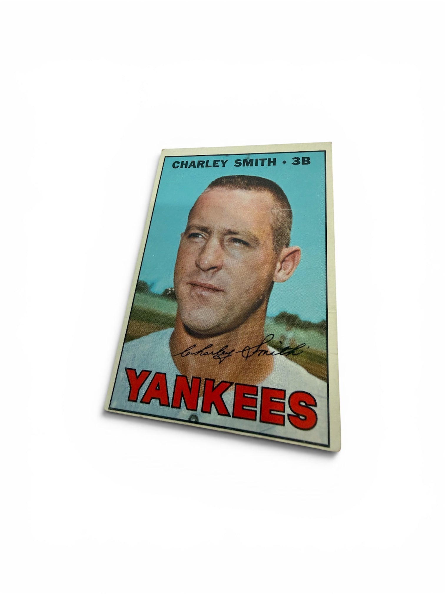 1967 Topps #257 Charley Smith New York Yankees Vintage Baseball Card
