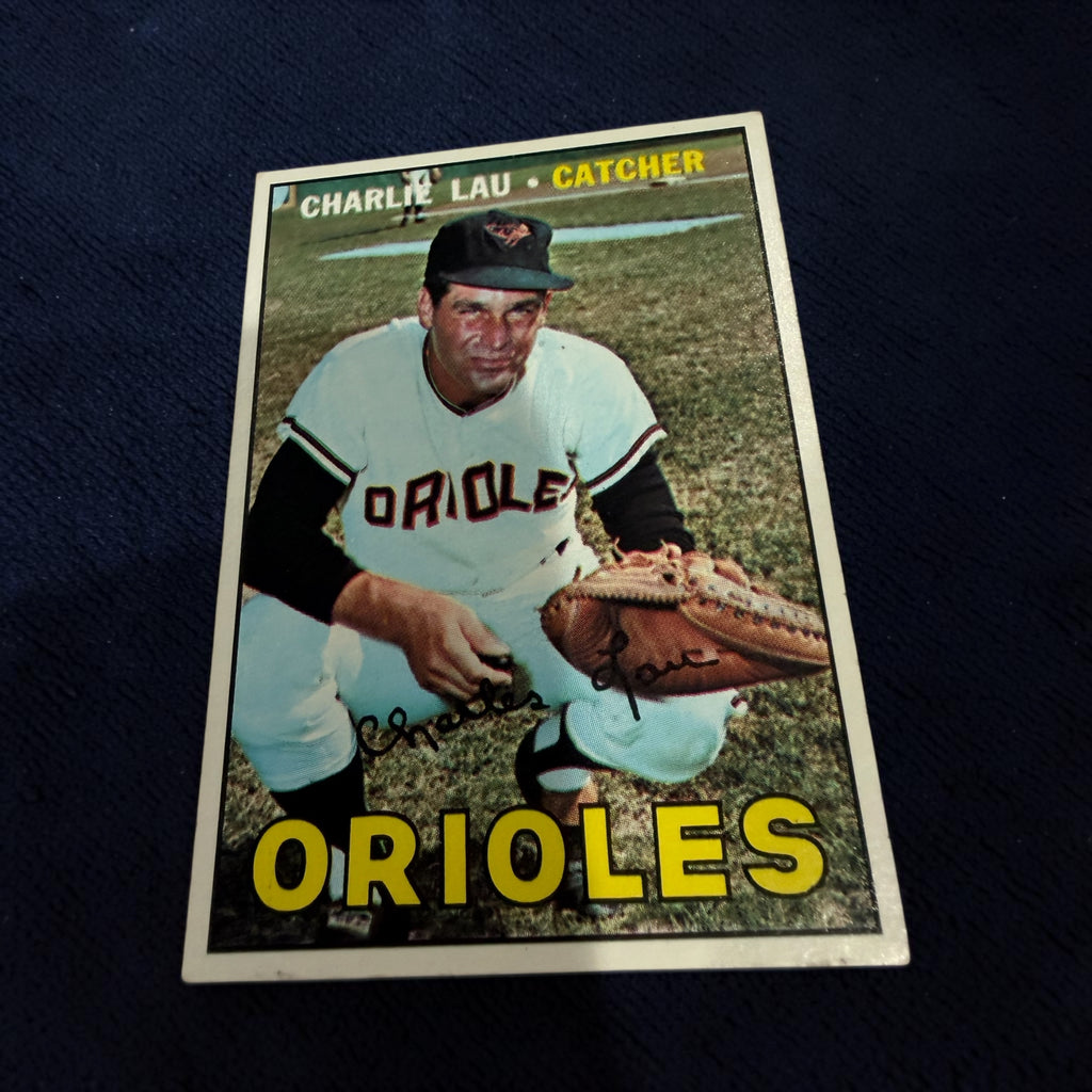 1967 Topps #329 Charley Lau Baltimore Orioles Vintage Baseball Card MLB Catcher