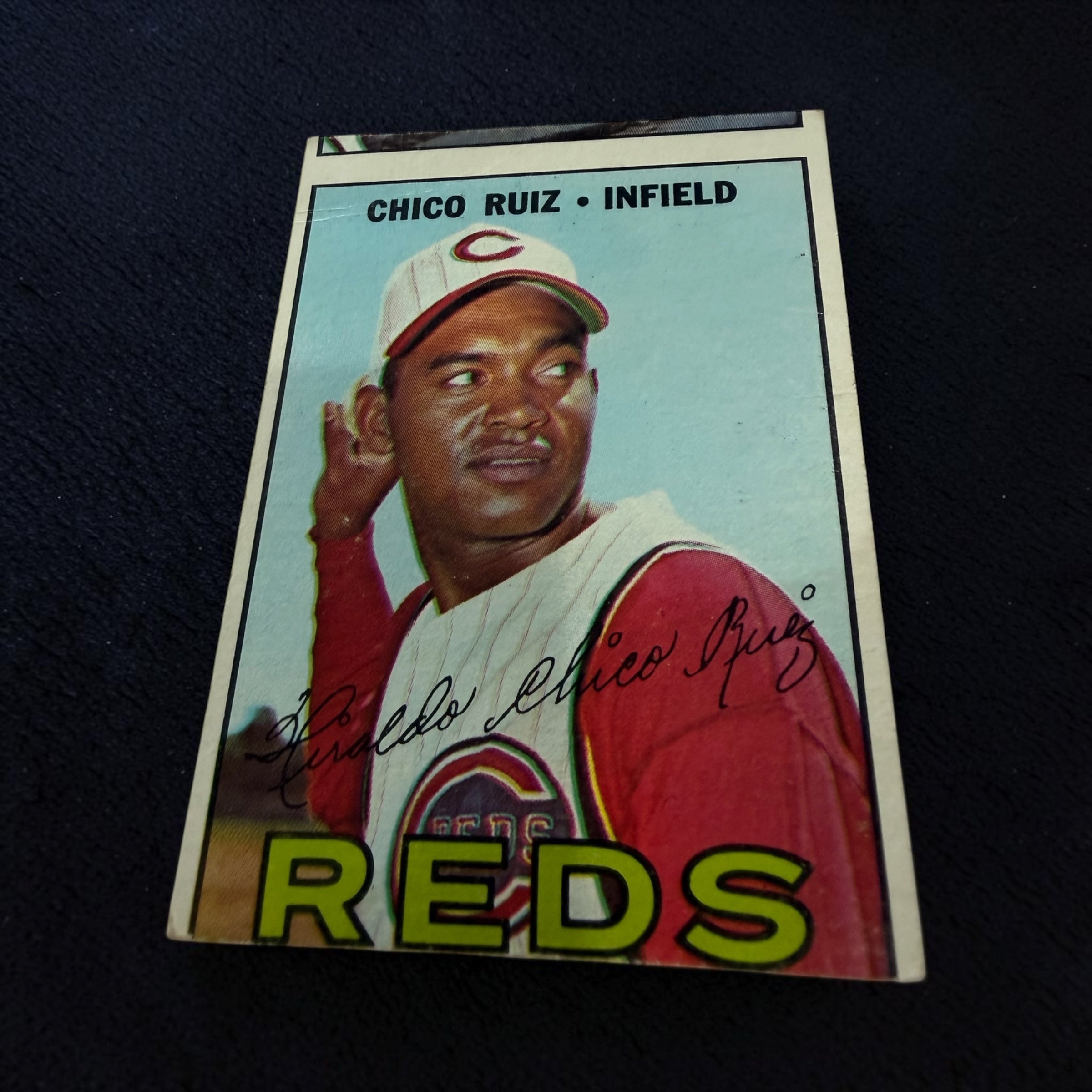 1967 Topps #339 Chico Ruiz Cincinnati Reds Vintage Baseball Card
