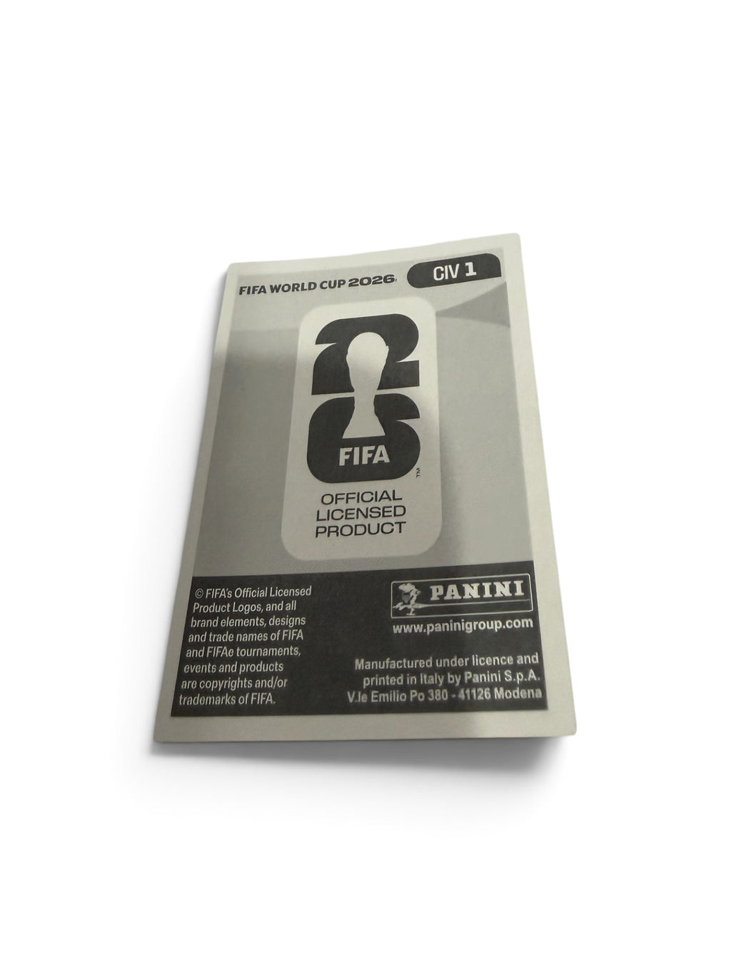 Panini FIFA World Cup 2026 Ivory Coast Team Logo CIV 1 Holographic Foil Sticker