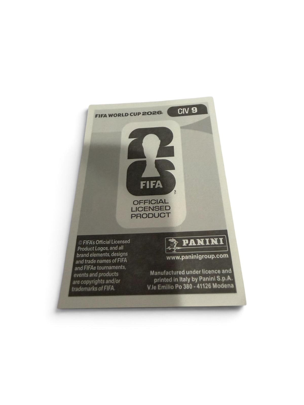 2026 Panini FIFA World Cup Ousmane Diomande Ivory Coast