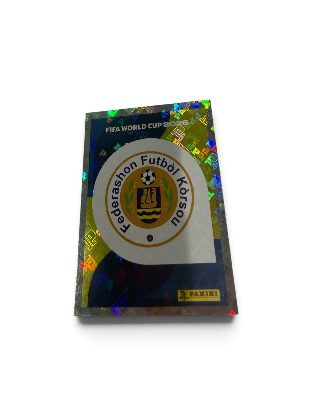 Panini FIFA World Cup 2026 Curaçao Team Logo CUW 1 Holographic Foil Sticker
