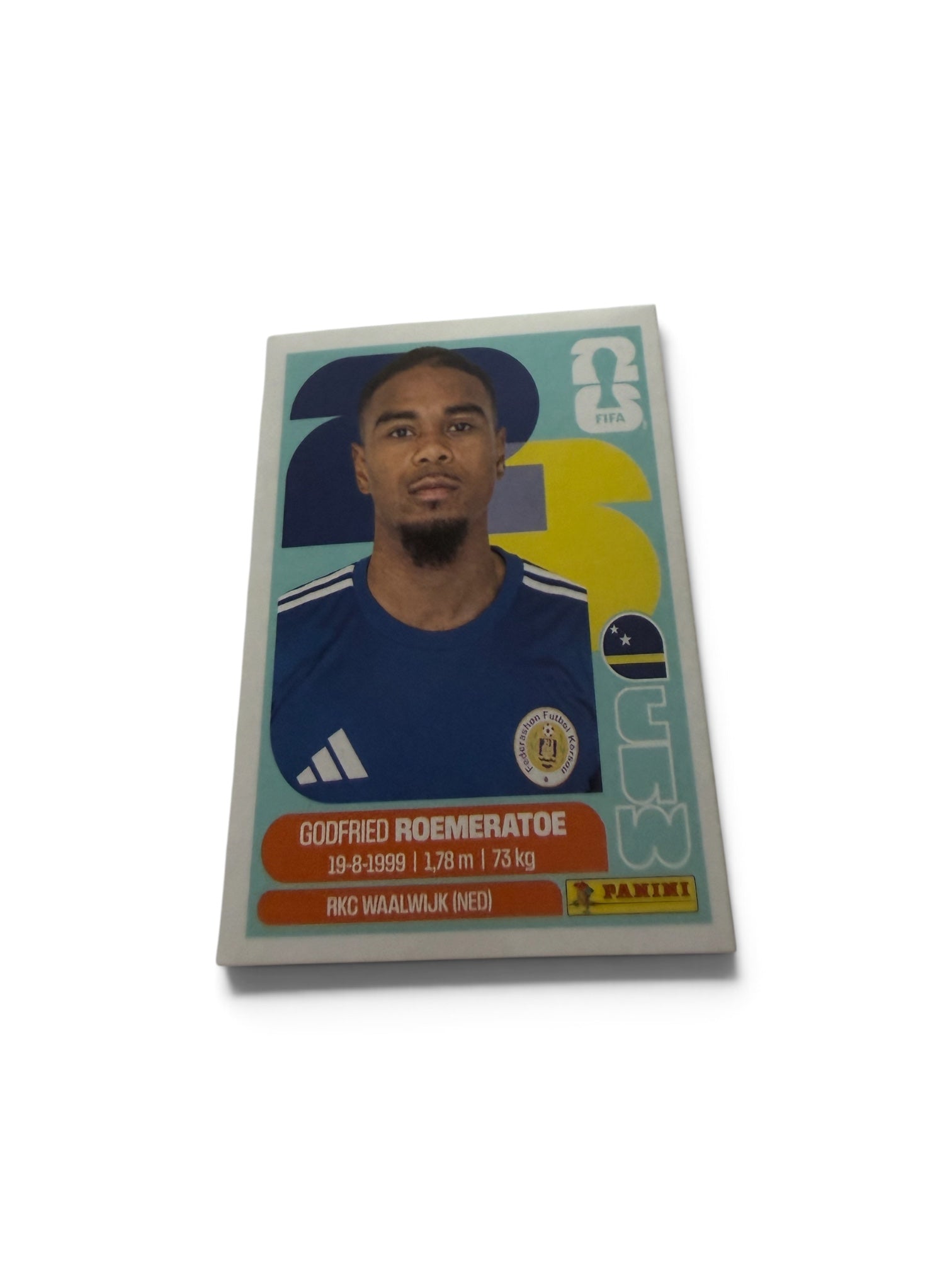 Panini FIFA World Cup 2026 Godfried Roemeratoe Curaçao CUW 10 Soccer Sticker