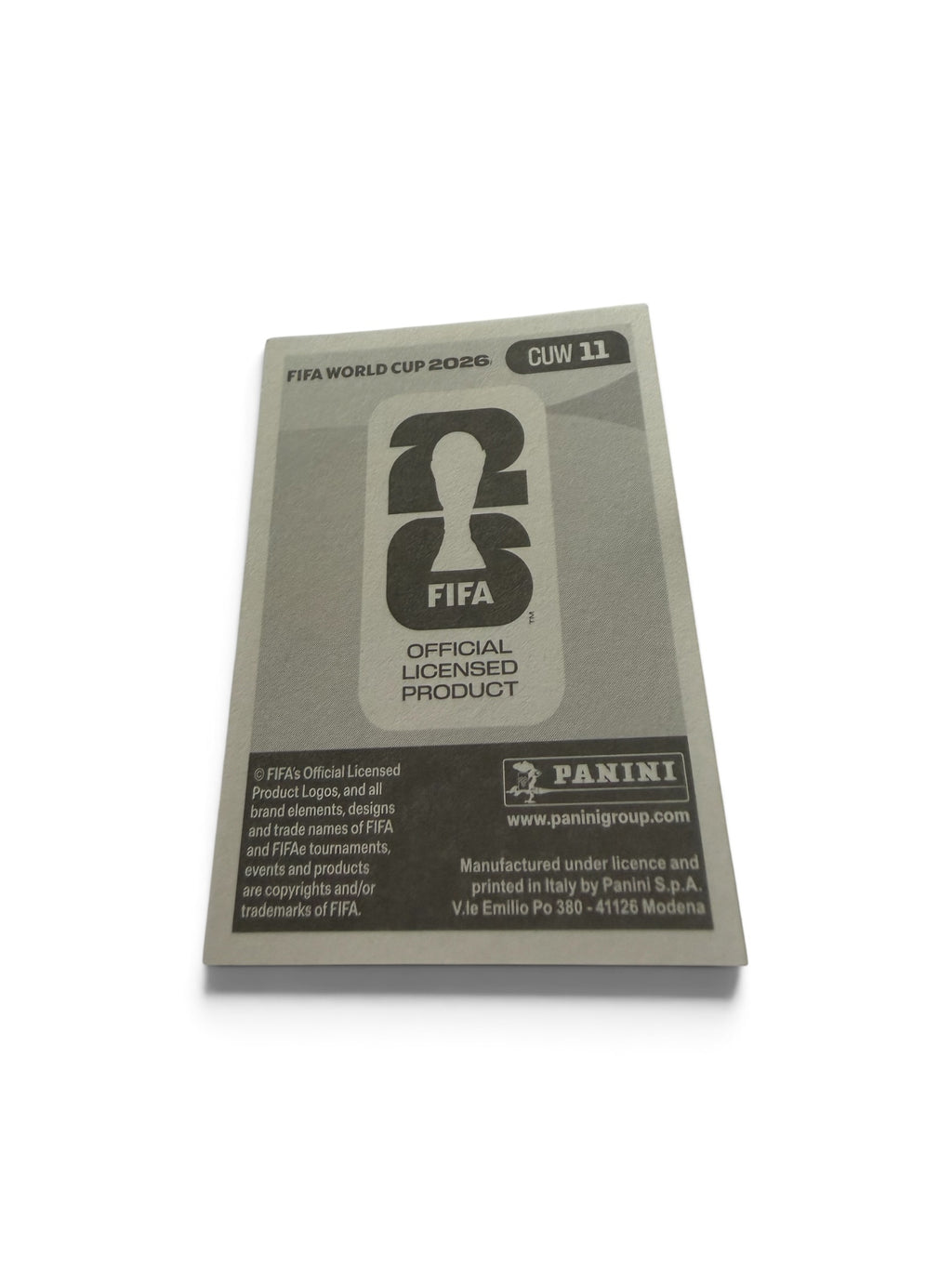 Panini FIFA World Cup 2026 Juninho Bacuna Curaçao CUW 11 Soccer Sticker