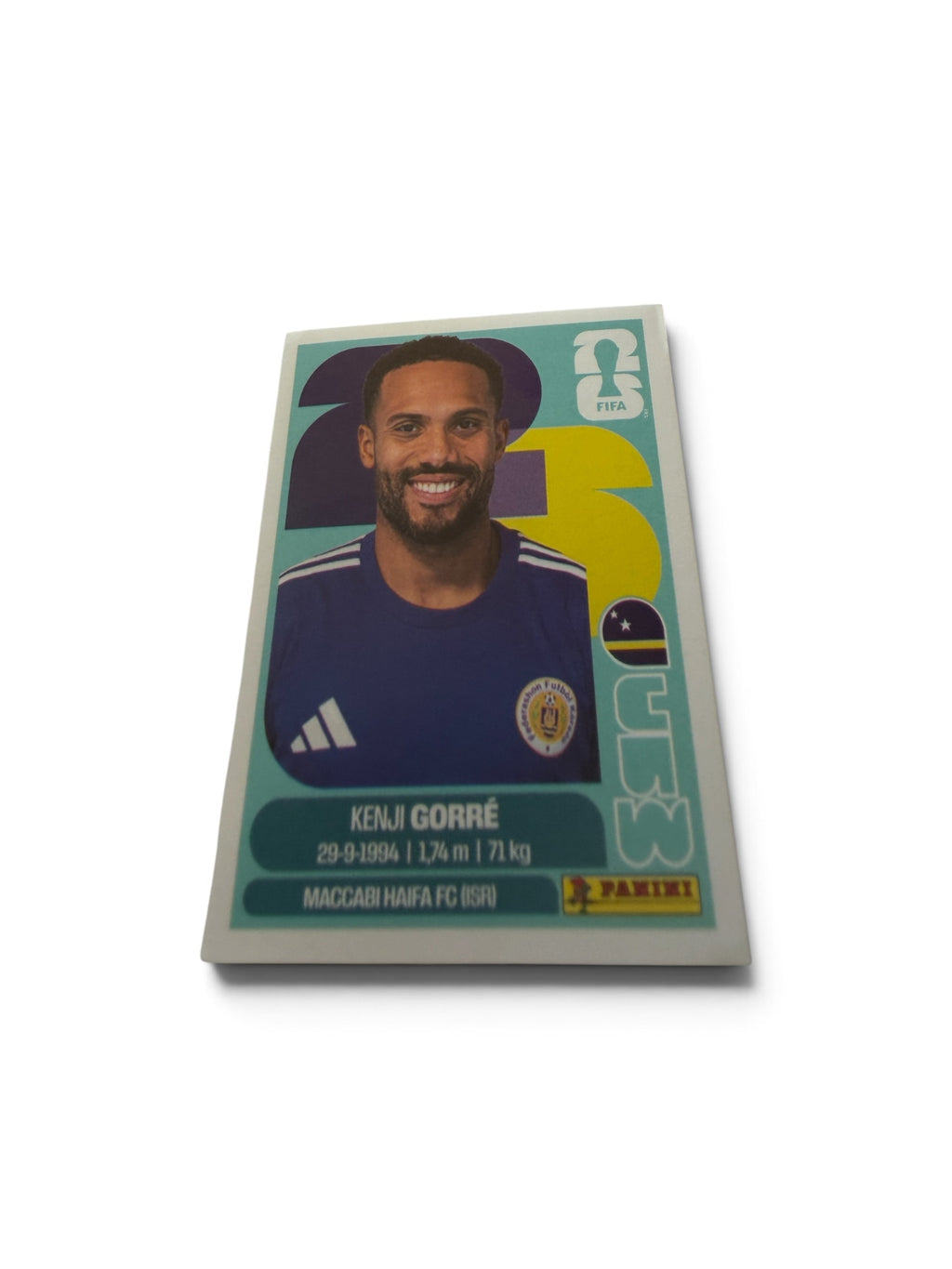 Panini FIFA World Cup 2026 Kenji Gorré Curaçao CUW 15 Soccer Sticker