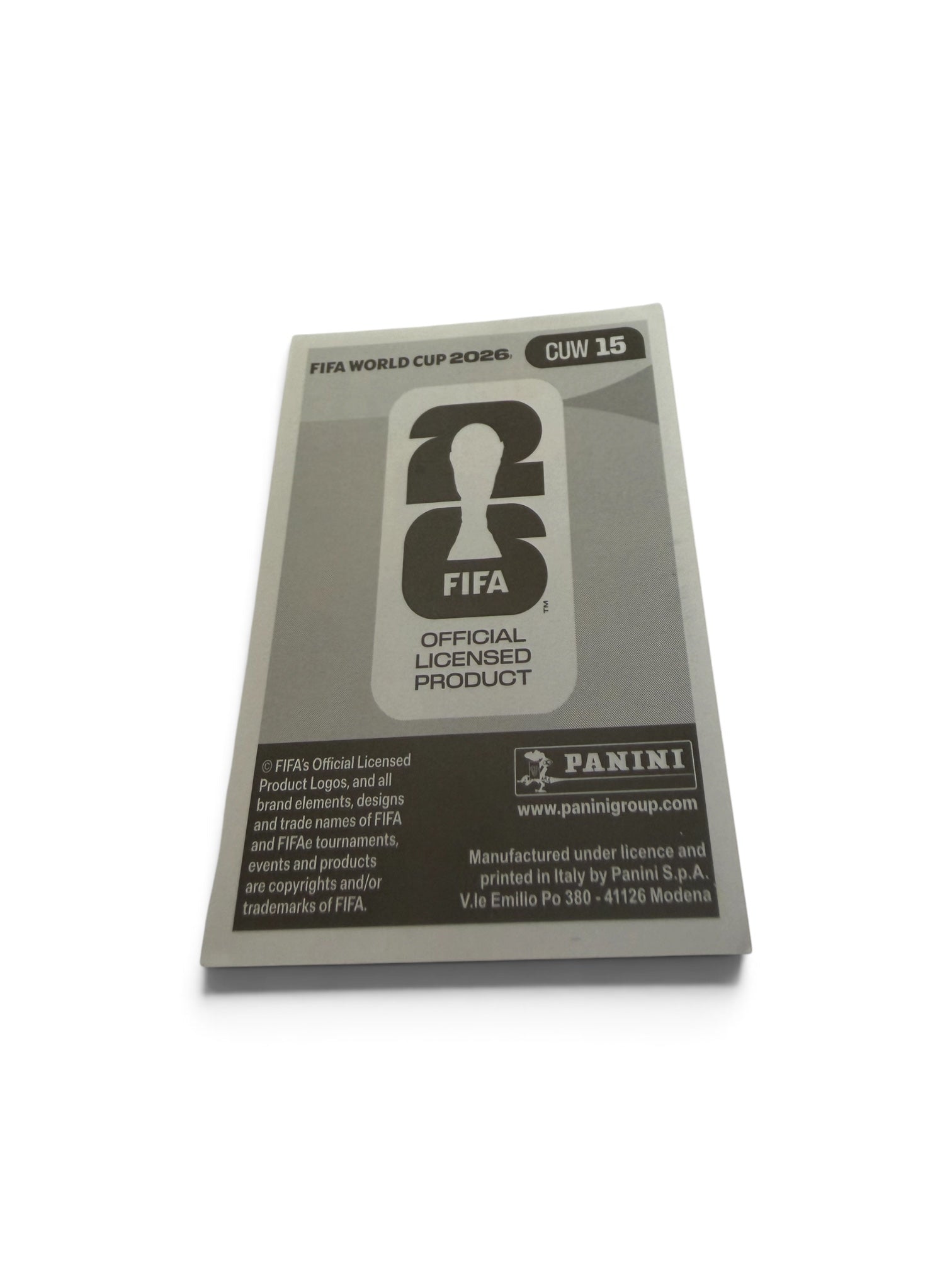 Panini FIFA World Cup 2026 Kenji Gorré Curaçao CUW 15 Soccer Sticker