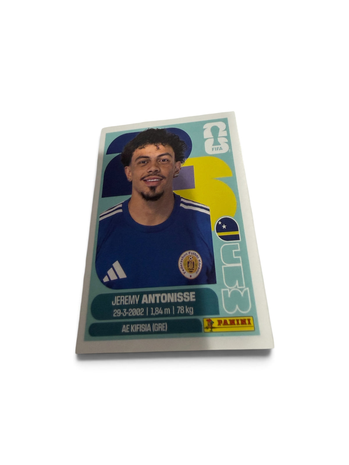 Jeremy Antonisse – Panini FIFA World Cup 2026 Curaçao Sticker CUW 18