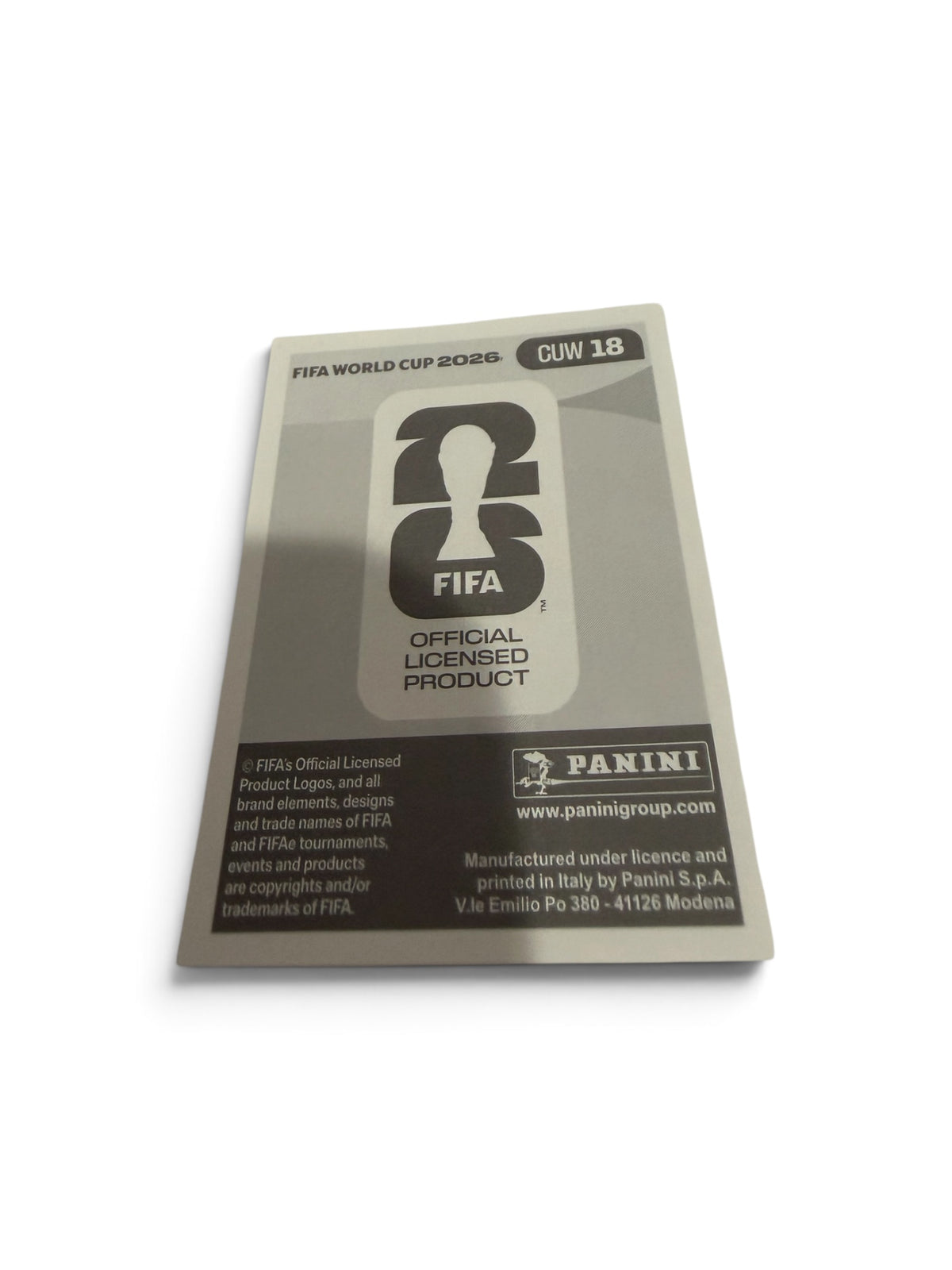 Jeremy Antonisse – Panini FIFA World Cup 2026 Curaçao Sticker CUW 18