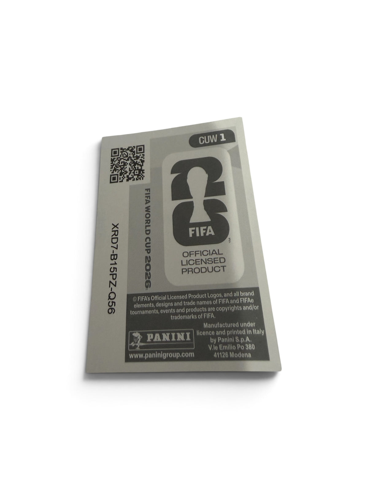 Panini FIFA World Cup 2026 Curaçao Team Logo CUW 1 Holographic Foil Sticker