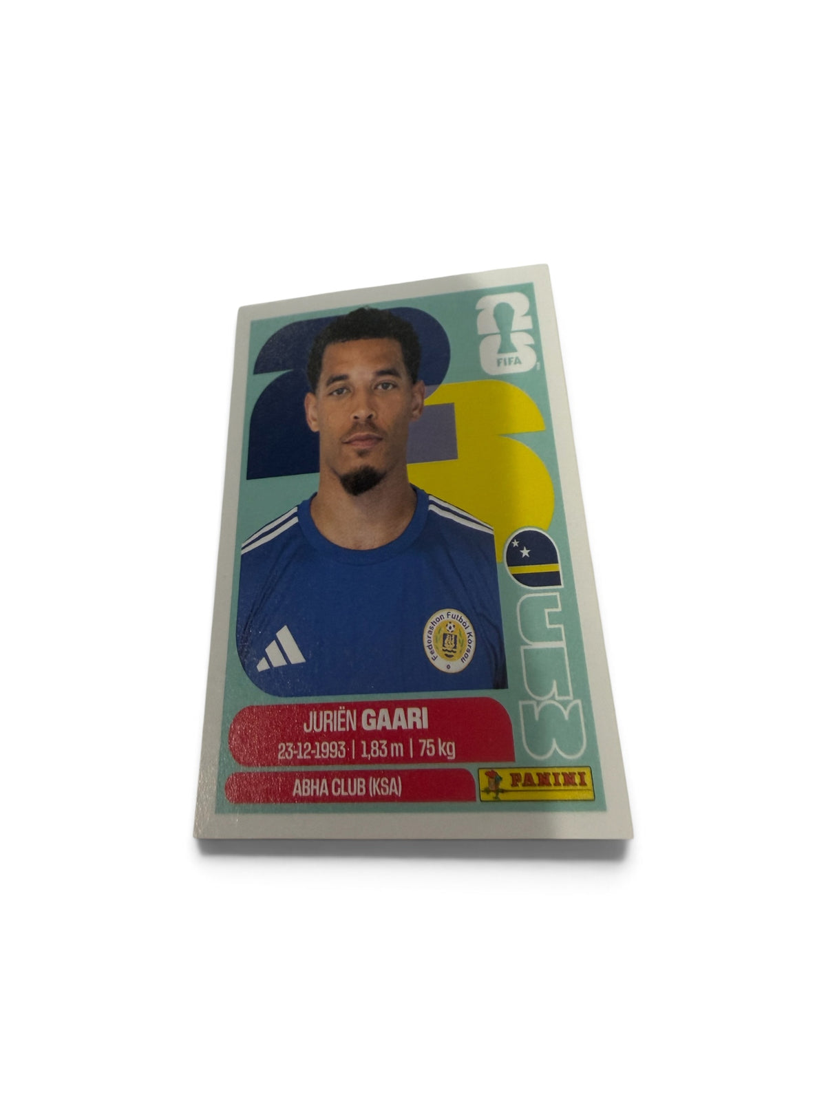 Panini FIFA World Cup 2026 Juriën Gaari Curaçao CUW 5 Soccer Sticker