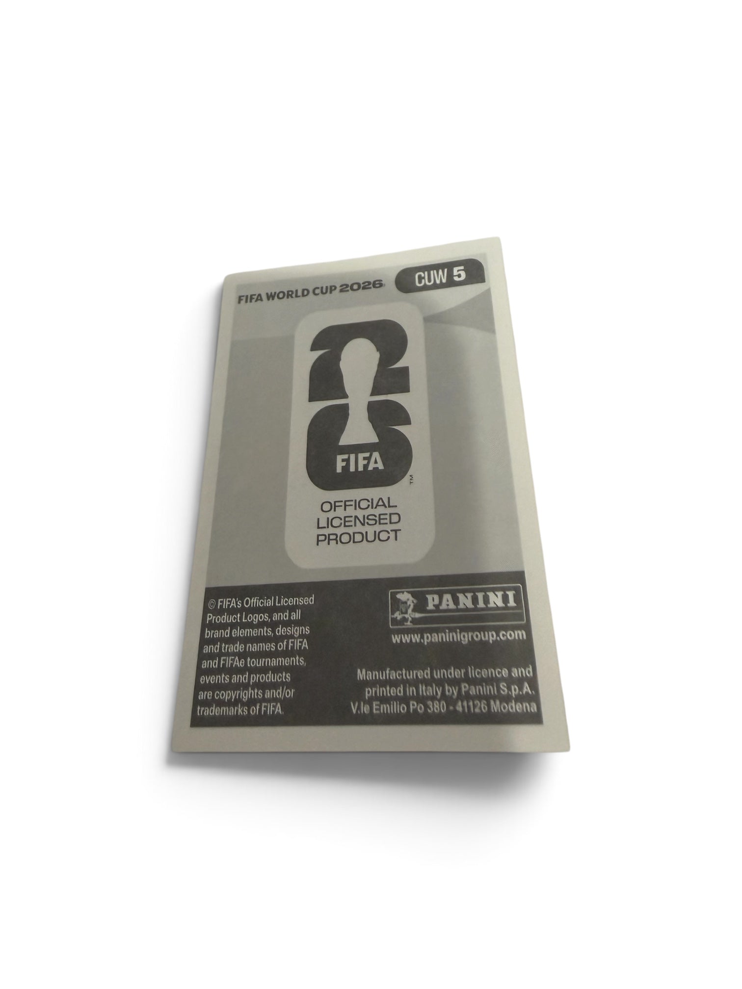 Panini FIFA World Cup 2026 Juriën Gaari Curaçao CUW 5 Soccer Sticker