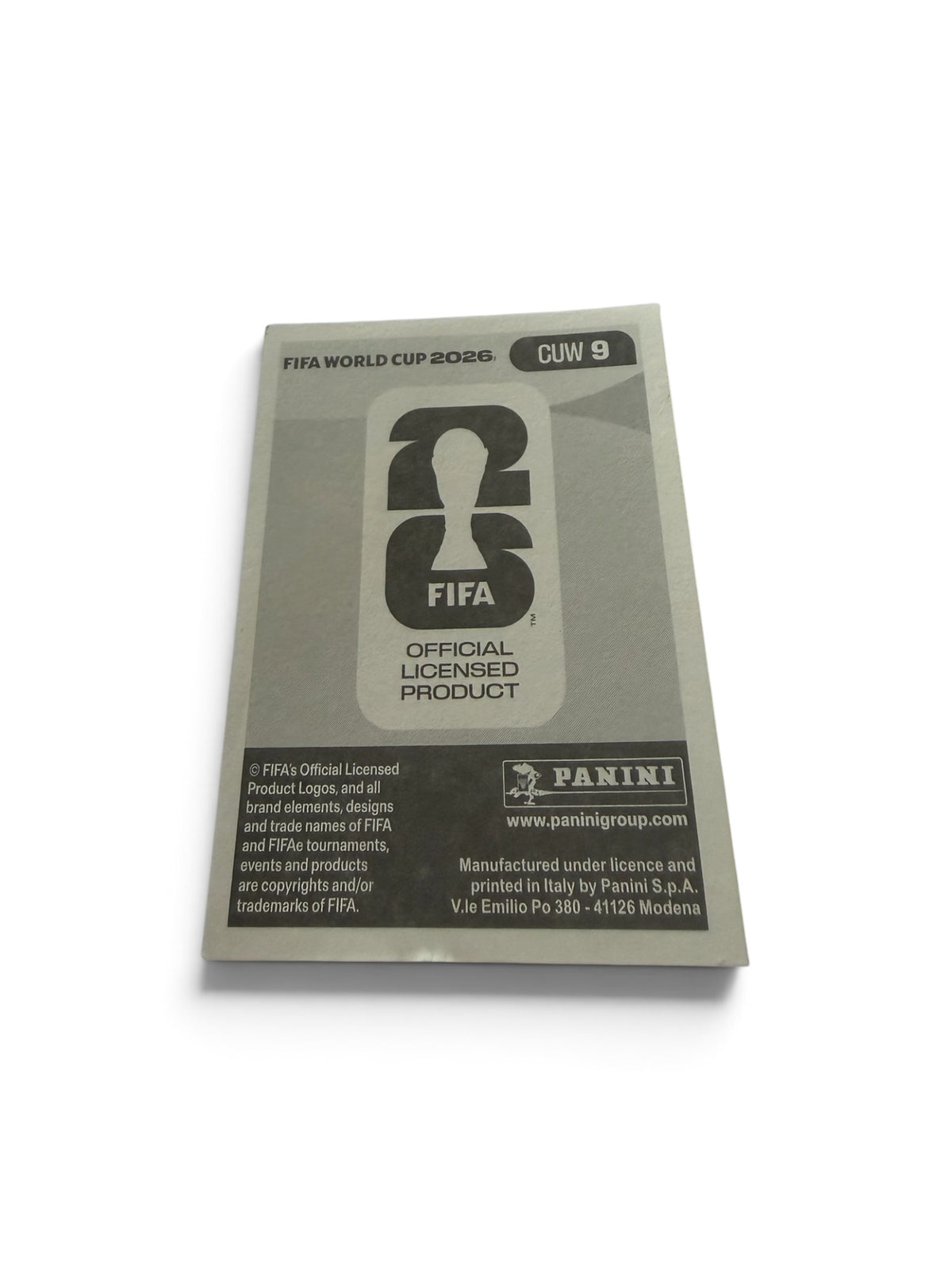 Panini FIFA World Cup 2026 Livano Comenencia Curaçao CUW 9 Soccer Sticker