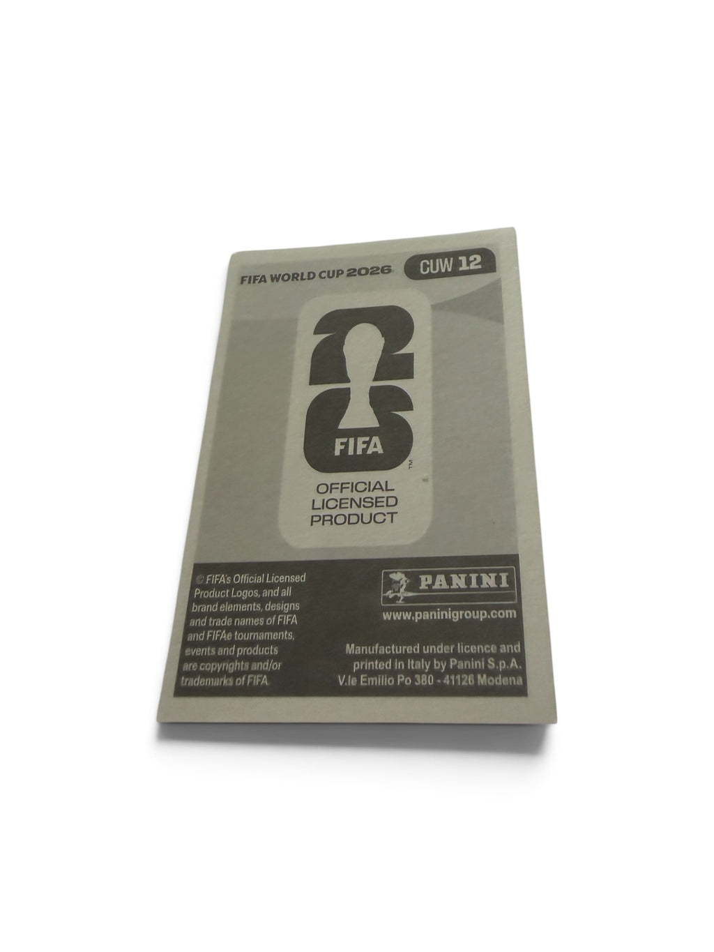 Panini FIFA World Cup 2026 Leandro Bacuna Curaçao CUW 12 Soccer Sticker