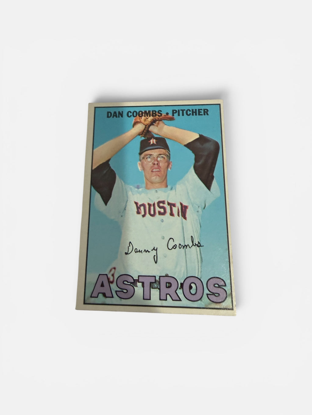 1967 Topps #464 Dan Coombs Houston Astros Vintage Baseball Card Pitcher