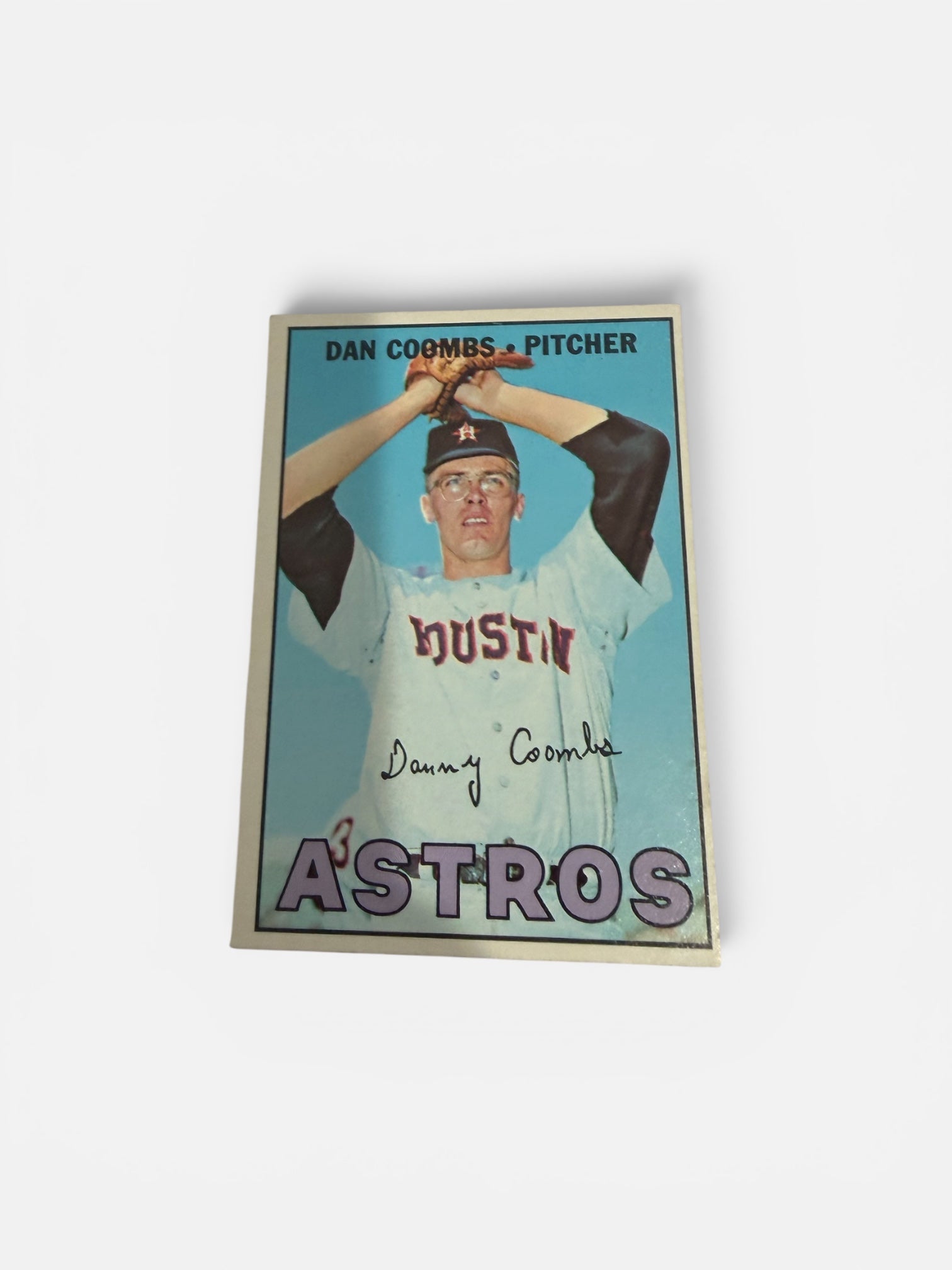 1967 Topps #464 Dan Coombs Houston Astros Vintage Baseball Card Pitcher