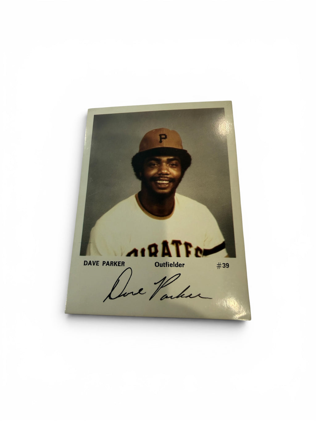 Vintage Dave Parker Pittsburgh Pirates Souvenir Photo Card #39 with Facsimile Signature
