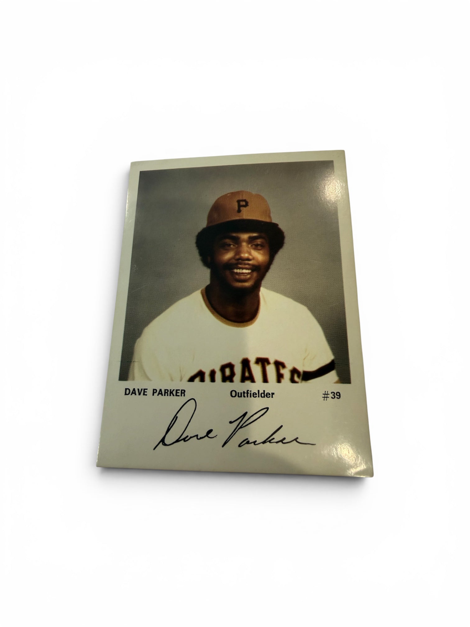 Vintage Dave Parker Pittsburgh Pirates Souvenir Photo Card #39 with Facsimile Signature