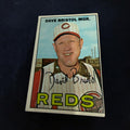 1967 Topps #21 Dave Bristol Cincinnati Reds Manager Vintage Baseball Card