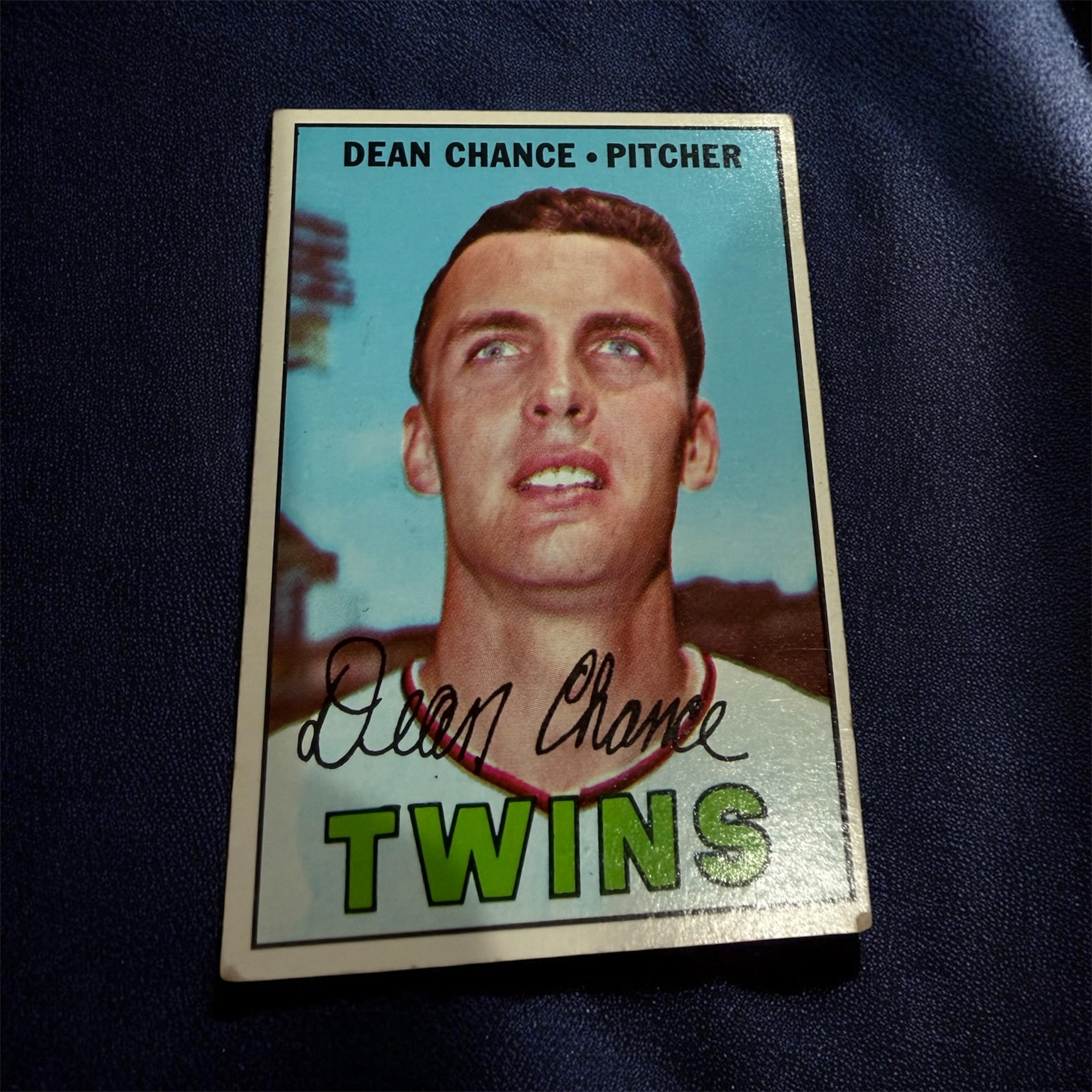 1967 Topps #380 Dean Chance Minnesota Twins Vintage Baseball Card