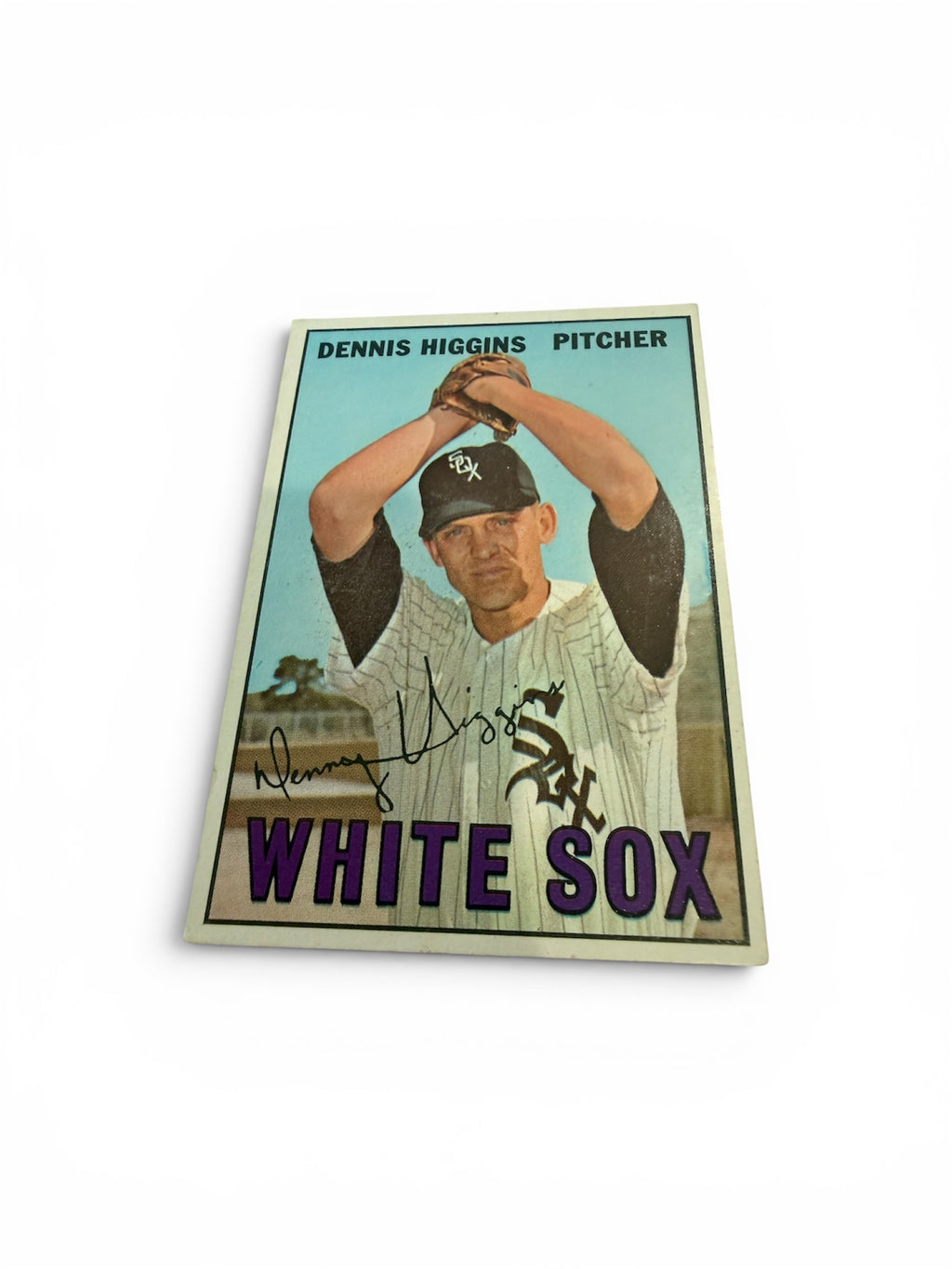 1967 Topps #52 Dennis Higgins Chicago White Sox Vintage Baseball Card