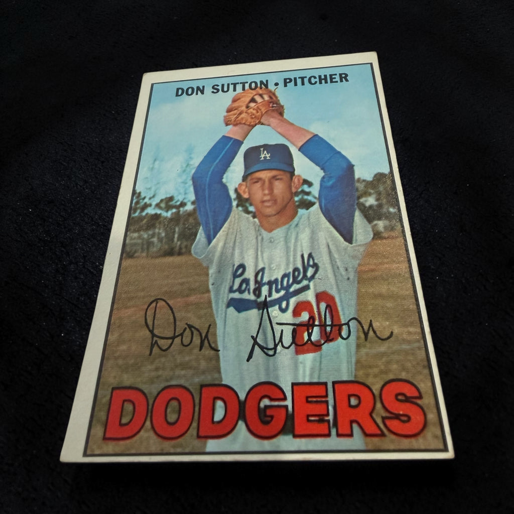 1967 Topps #445 Don Sutton Los Angeles Dodgers Rookie Star Vintage Baseball Card