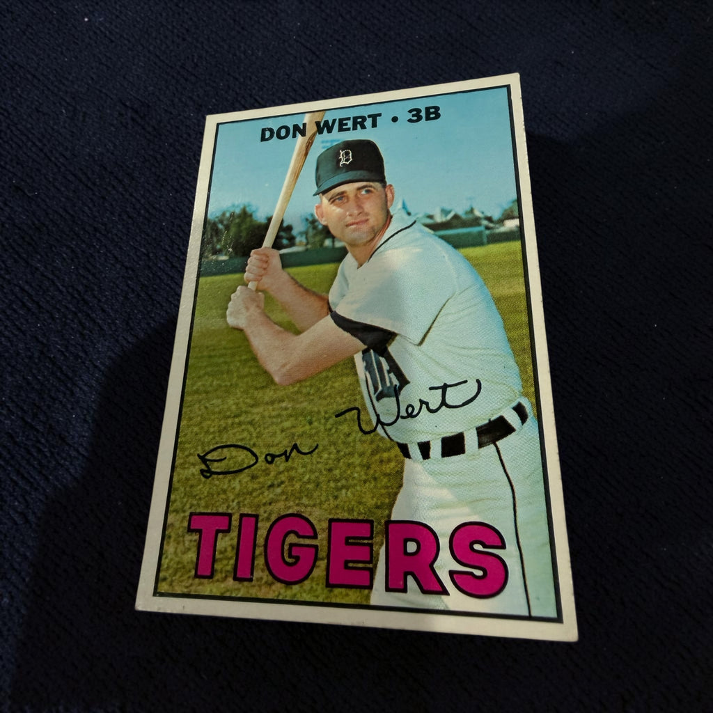 1967 Topps #511 Don Wert Detroit Tigers Vintage Baseball Card MLB Original