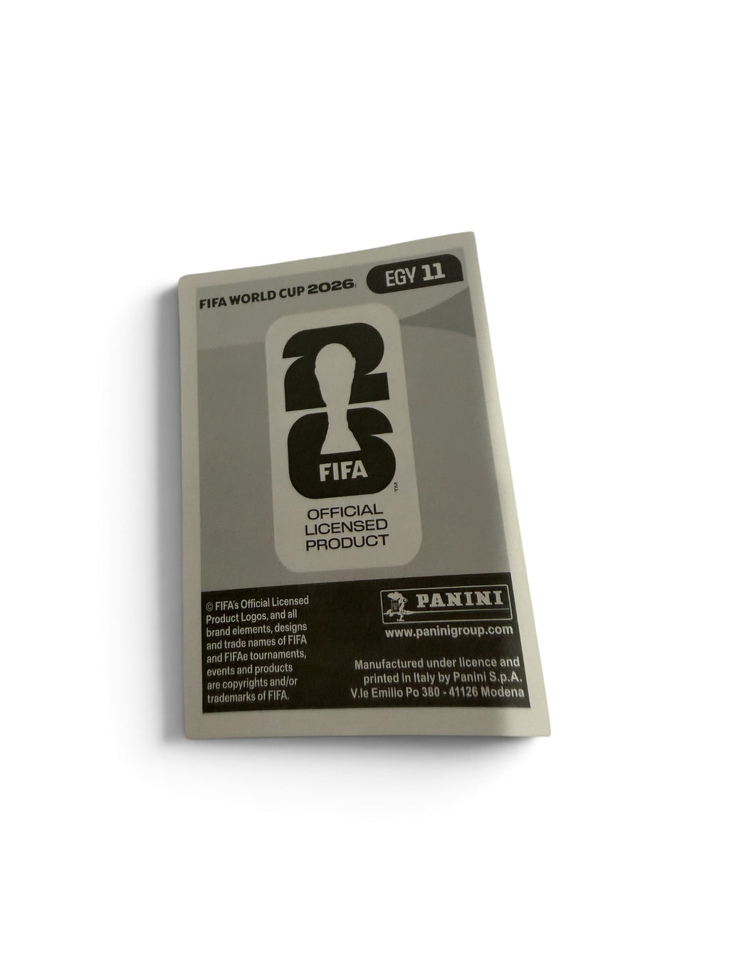 2026 Panini FIFA World Cup Zizo #EGY 11 Egypt Official Sticker