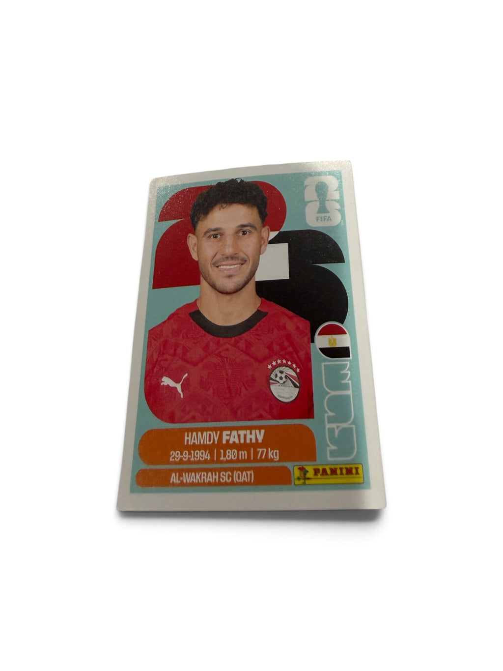 2026 Panini FIFA World Cup Hamdy Fathy #EGY 12 Egypt Official Sticker
