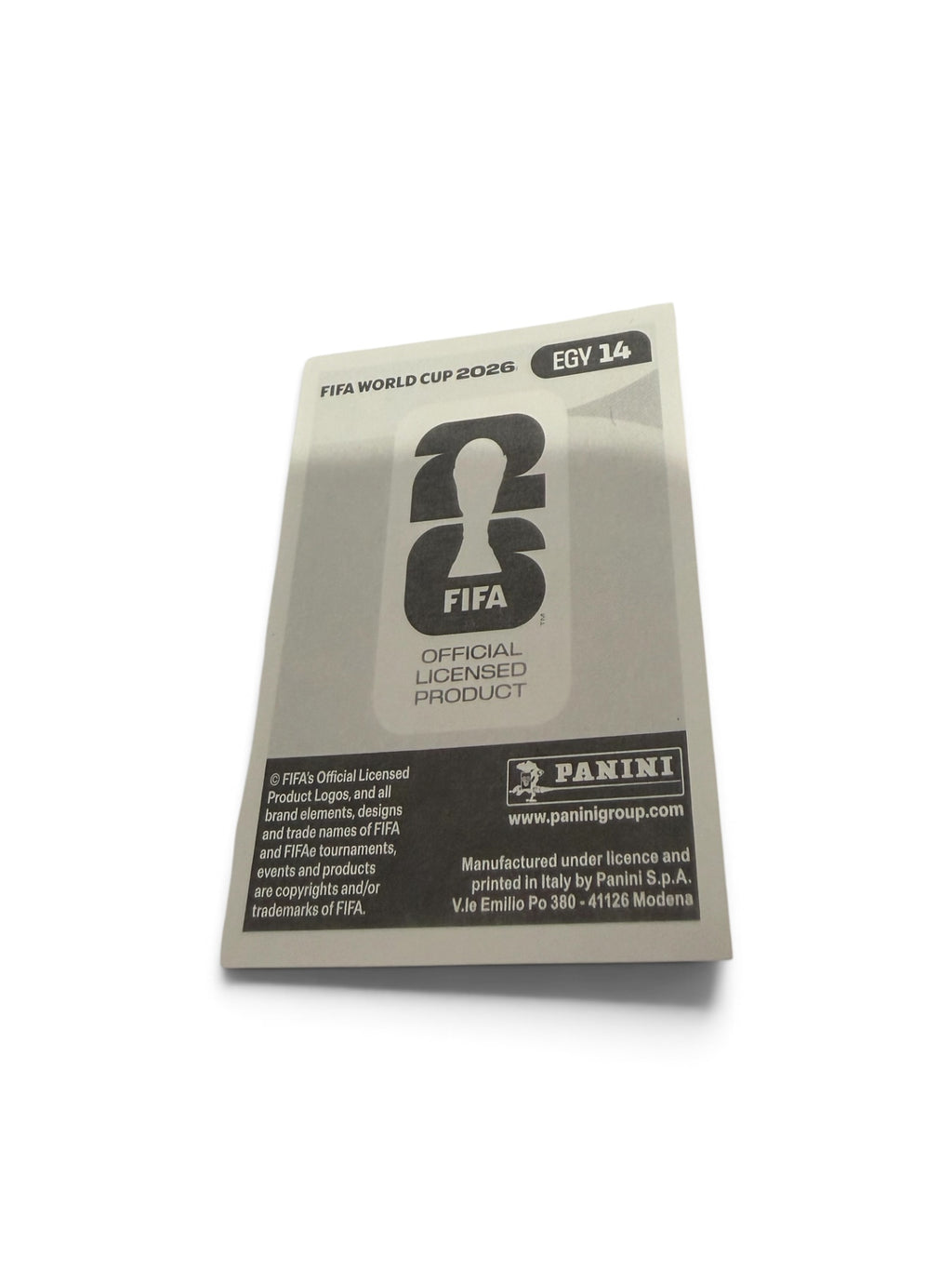 2026 Panini FIFA World Cup Mohanad Lasheen #EGY 14 Egypt Official Sticker