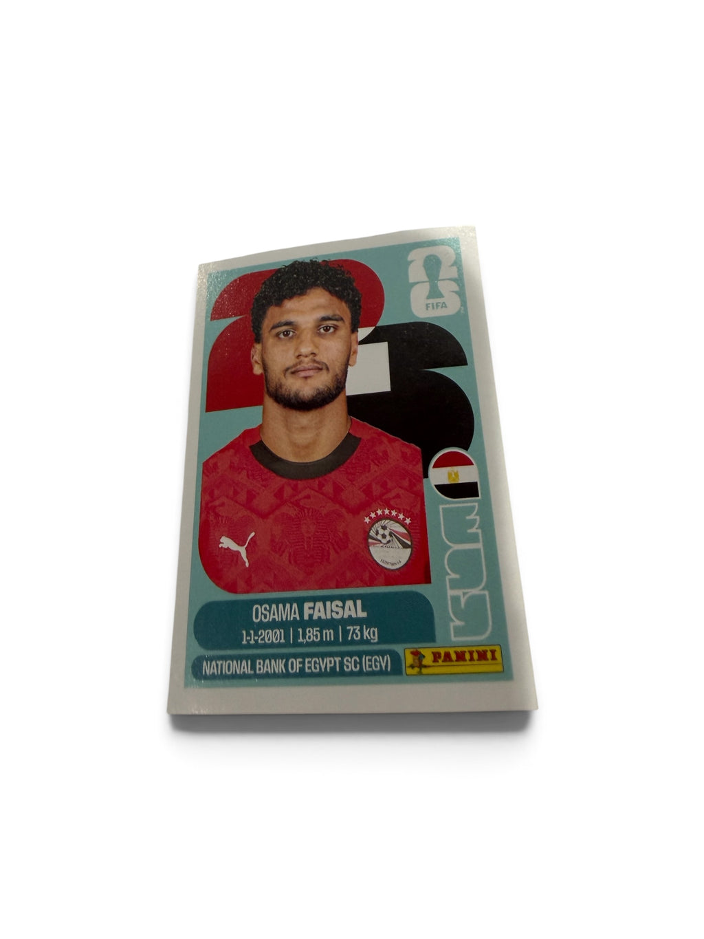 2026 Panini FIFA World Cup Osama Faisal #EGY 16 Egypt Official Sticker