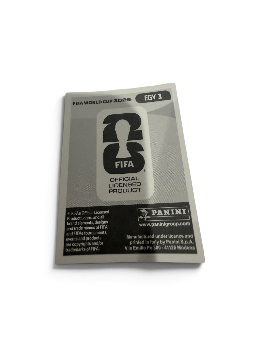 2026 Panini FIFA World Cup Egypt FA Logo Foil Sticker #EGY 1 Official Holographic Badge