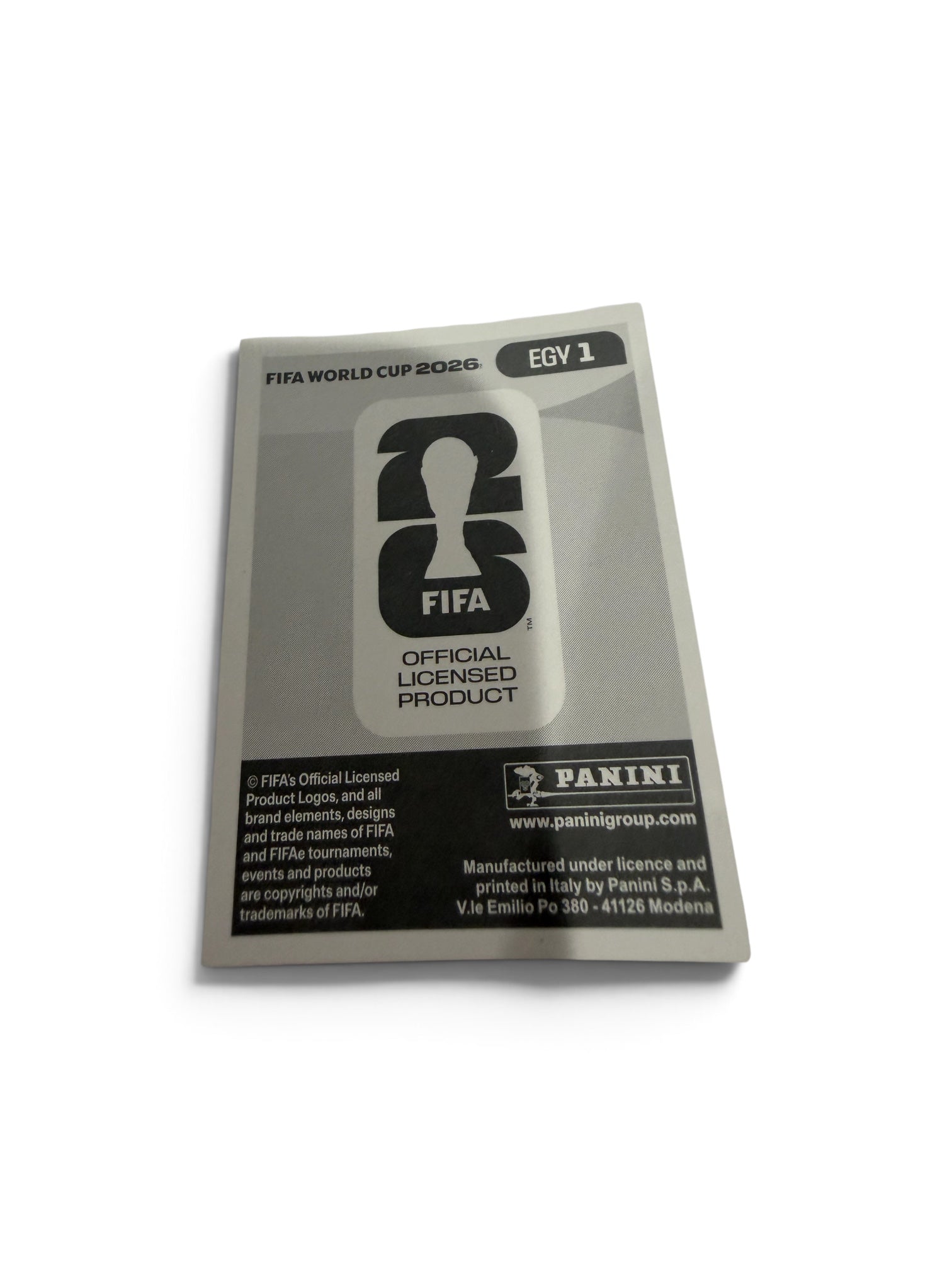 2026 Panini FIFA World Cup Egypt FA Logo Foil Sticker #EGY 1 Official Holographic Badge